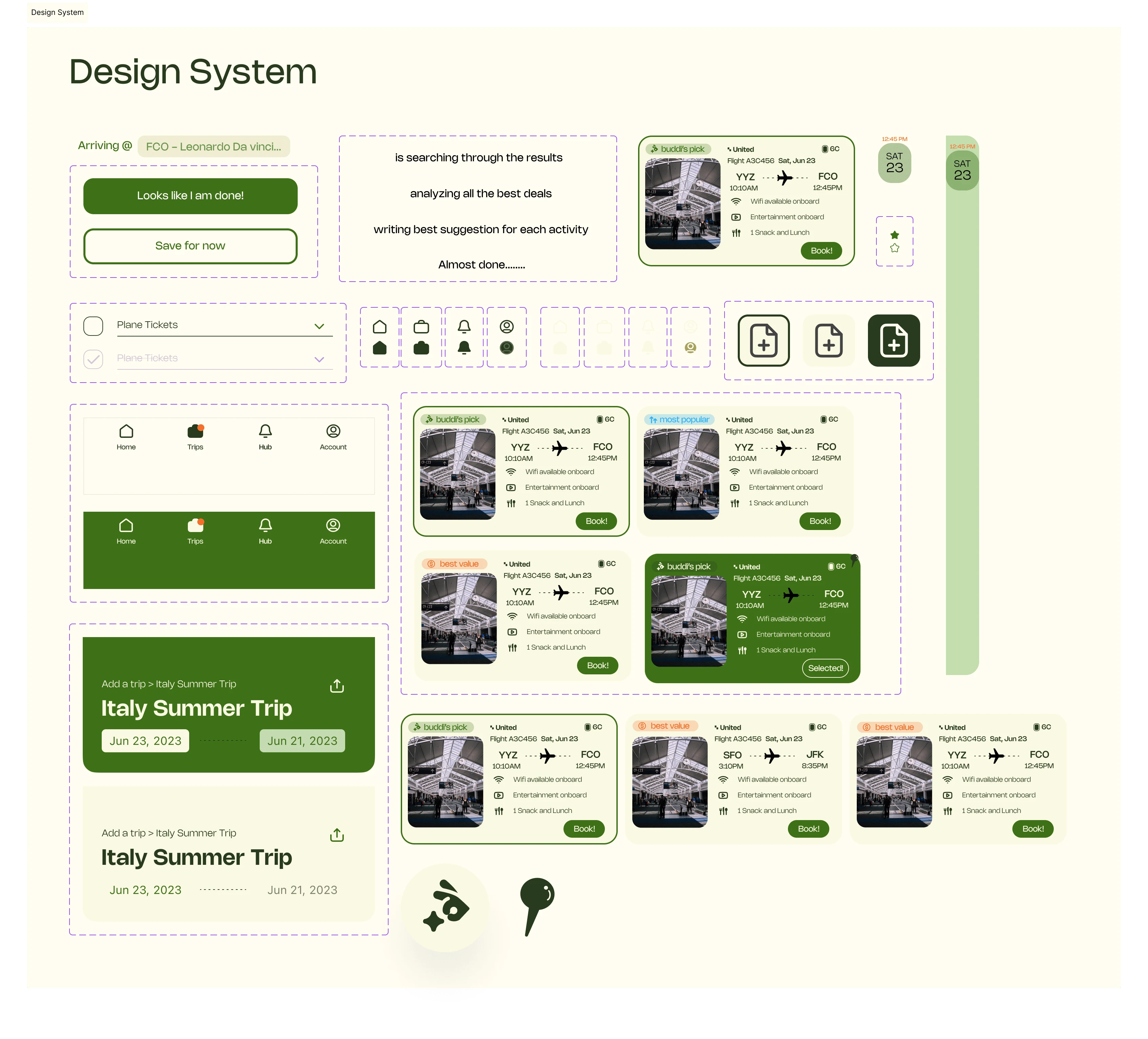 Snapshot of Design Assets 