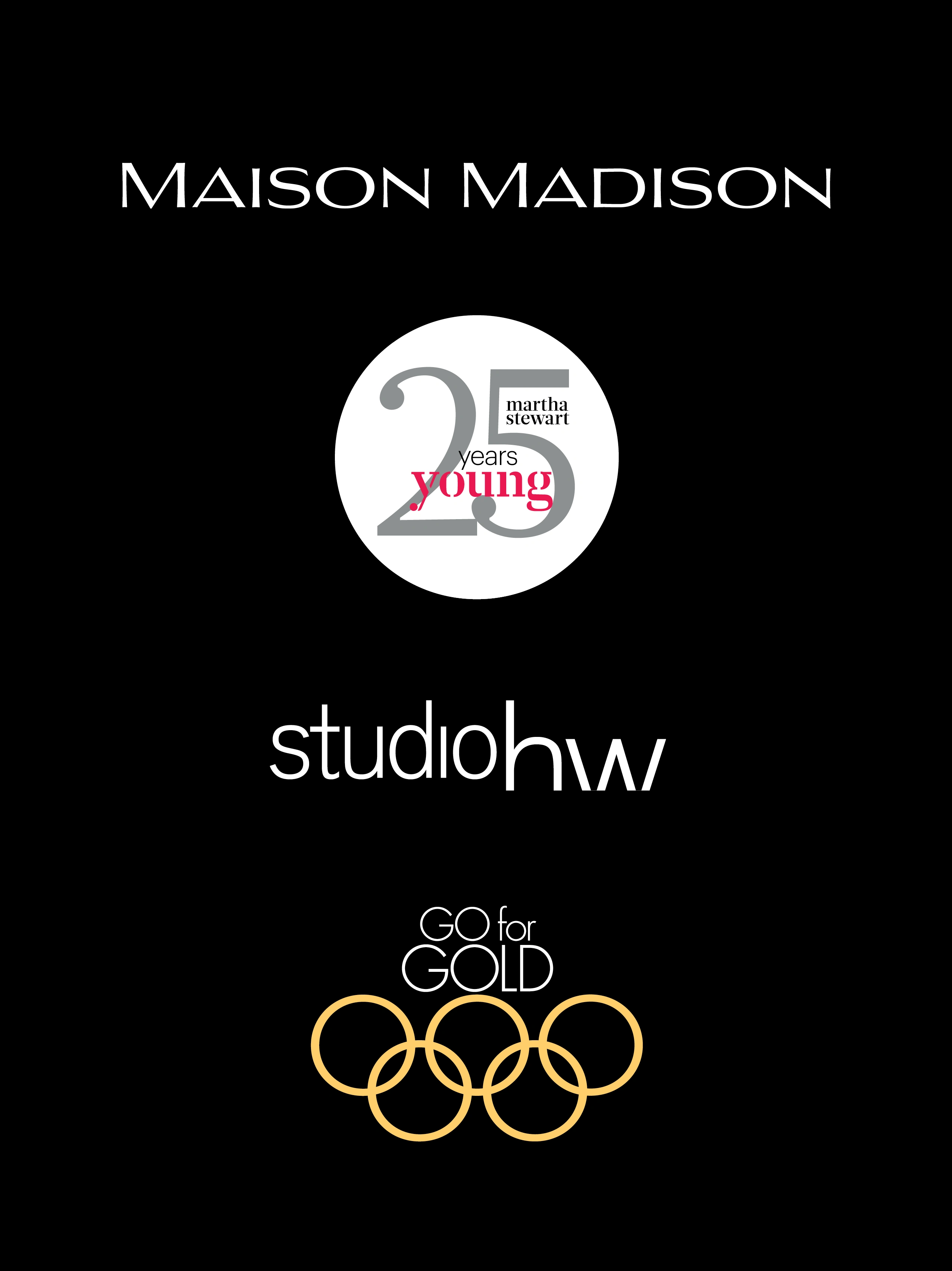 Logos for Bridal designer / 25th Anniversary / Architect / Sales Meeting theme, used around the time of a summer Olympics