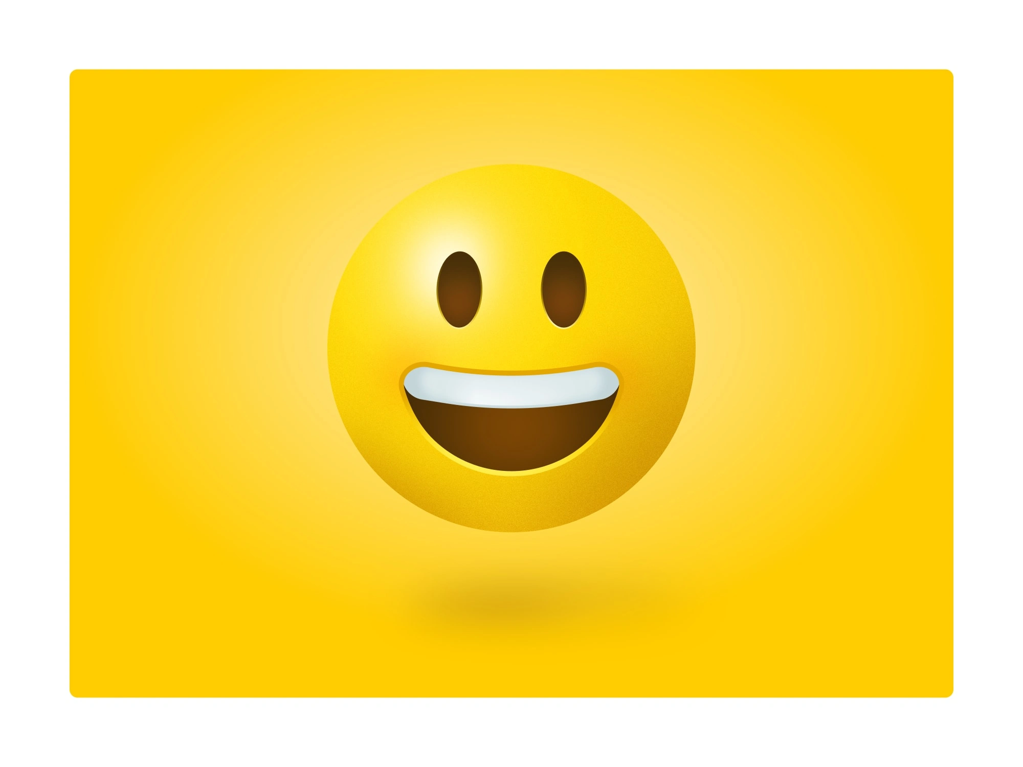 Smiley emoji Illustration in Figma