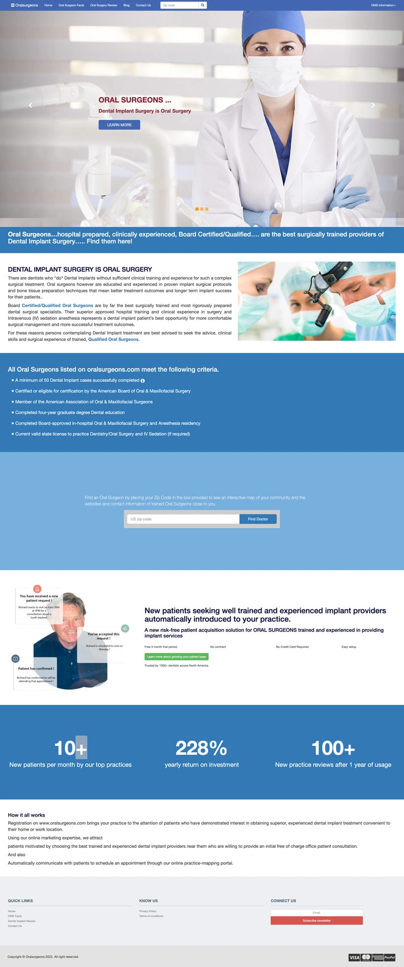 Oral Surgeons homepage - 2013