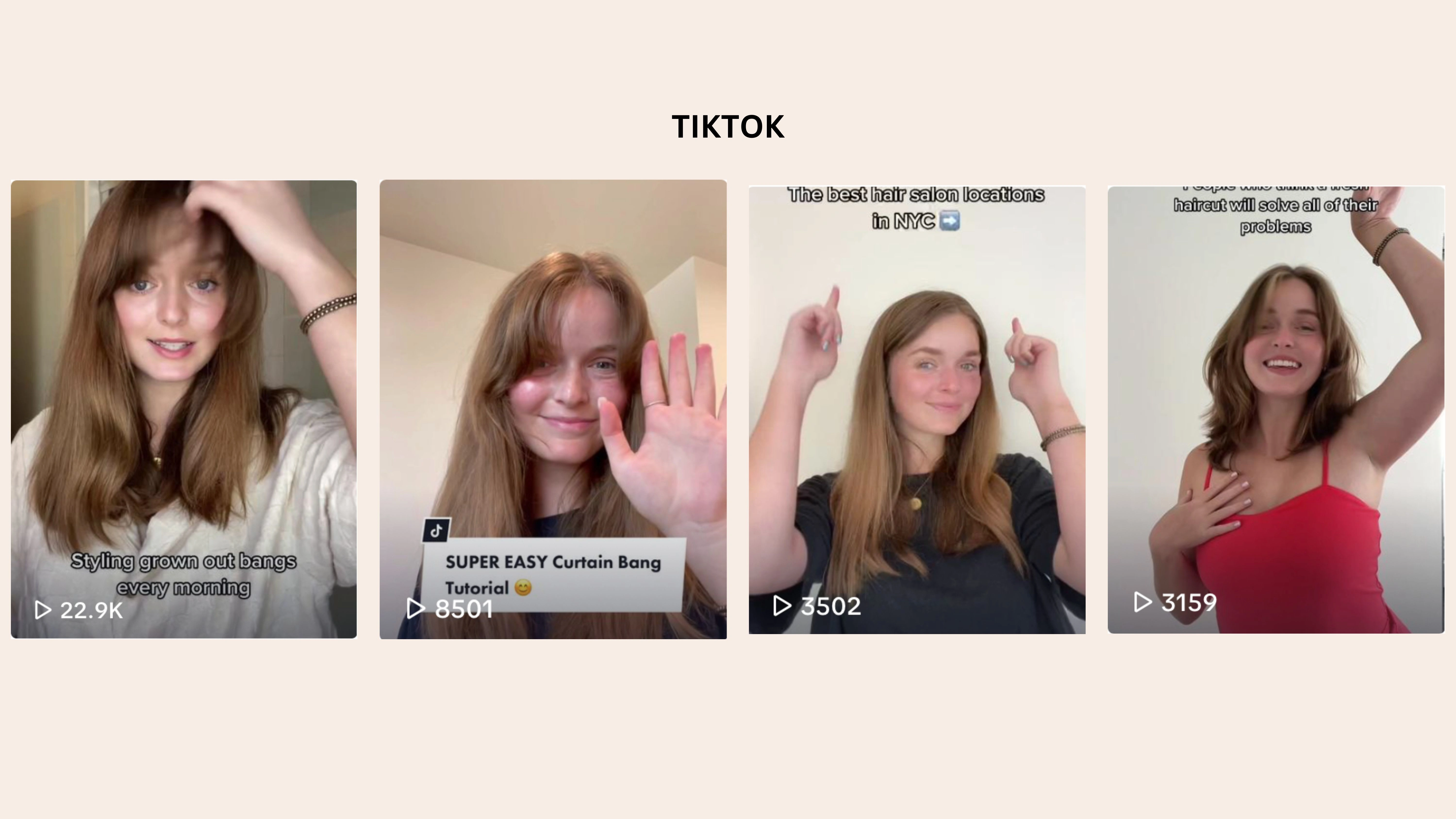 On TikTok we focused more on hair advice, trends, and featuring the ArtistOnGo affiliated salons