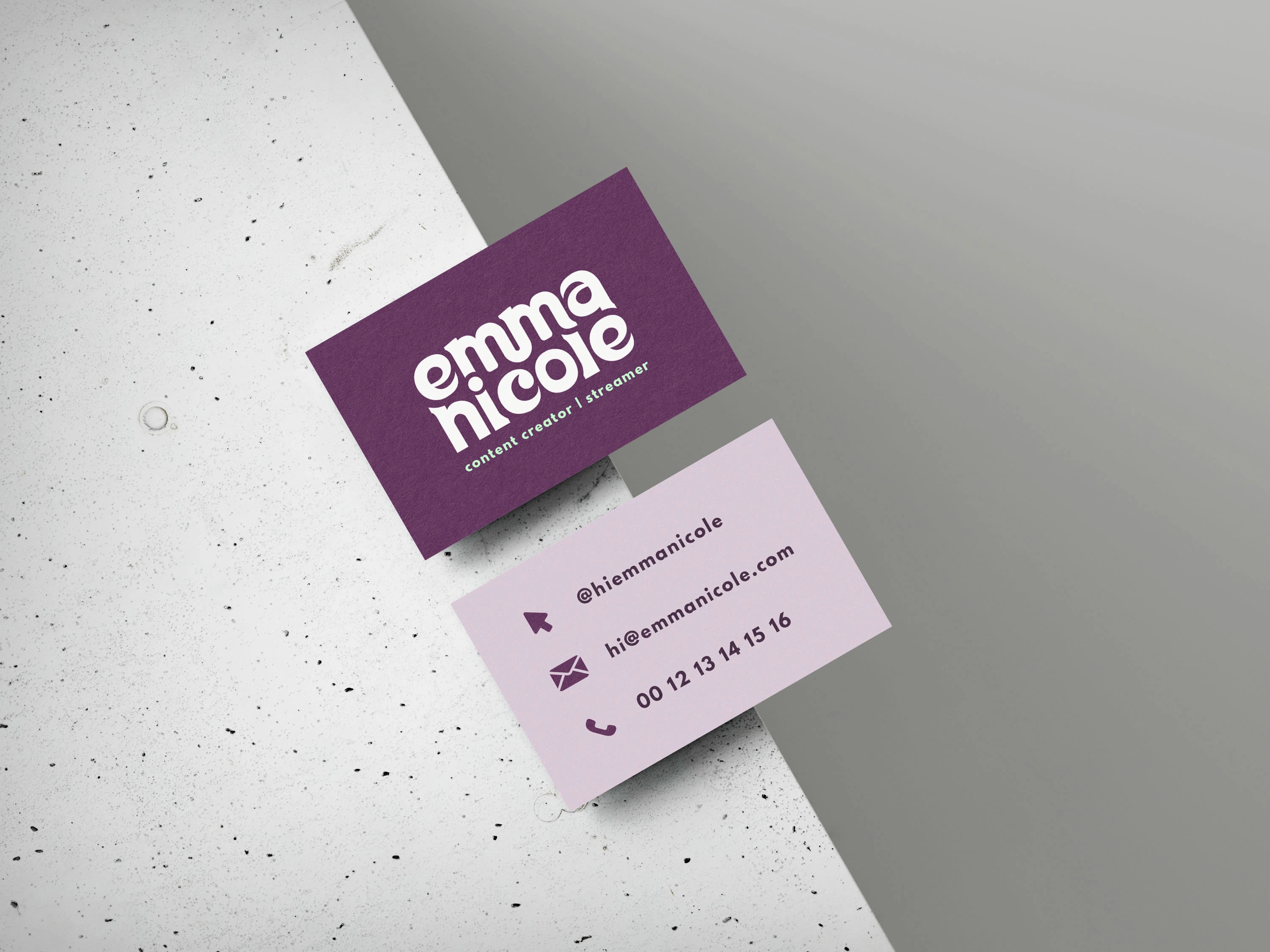 Business card mockup