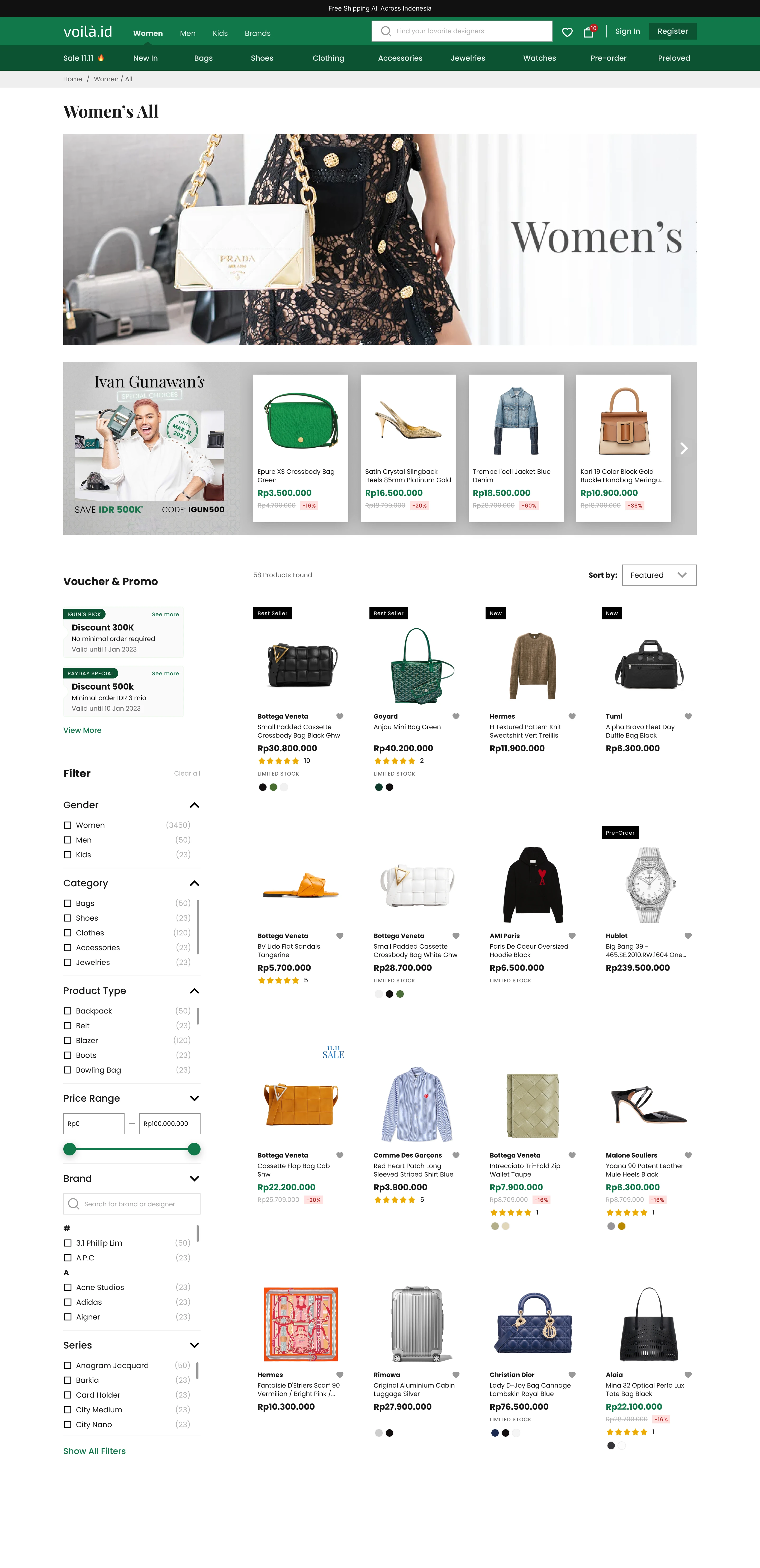 voila.id - product list page