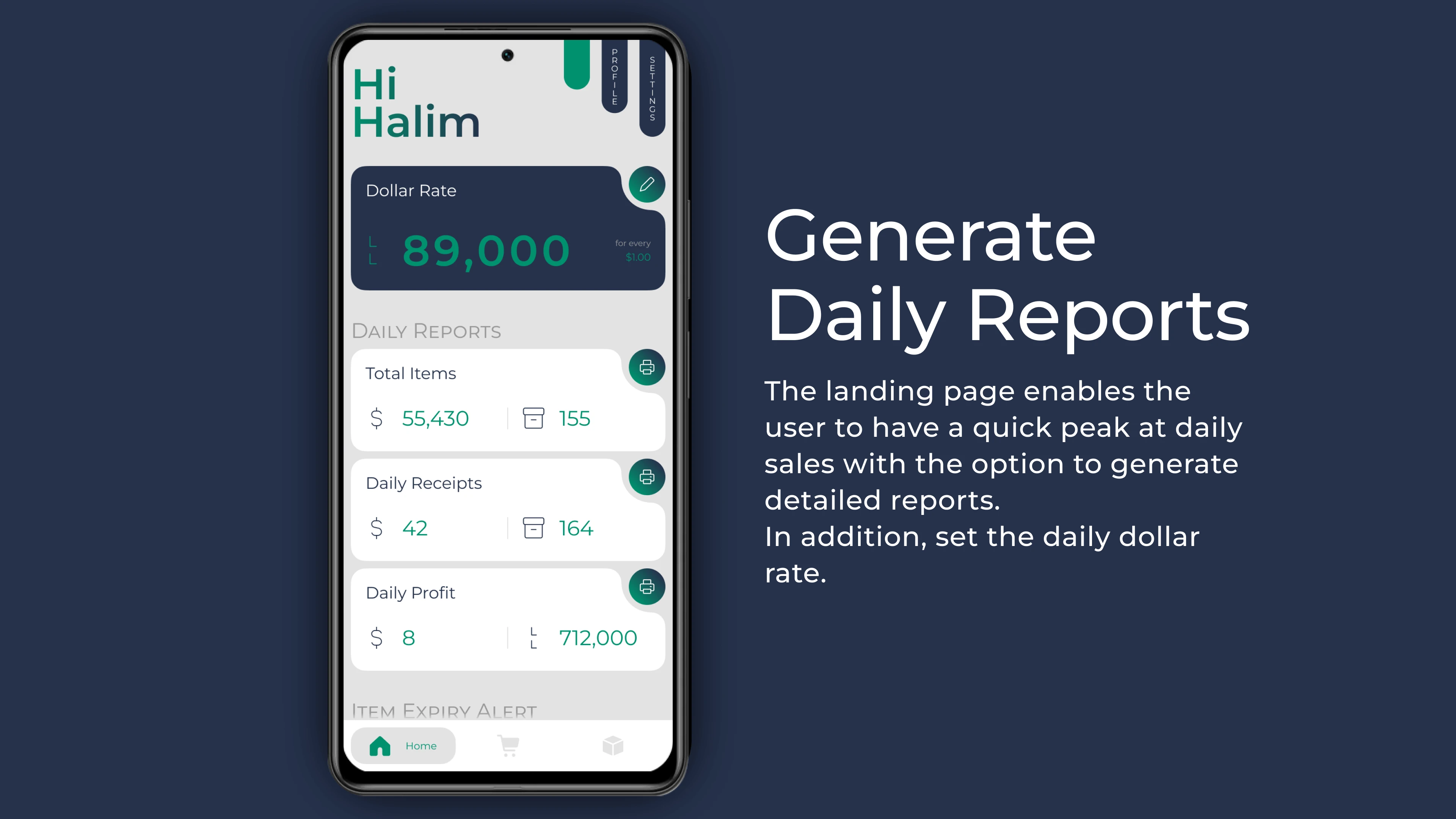 Daily Reports