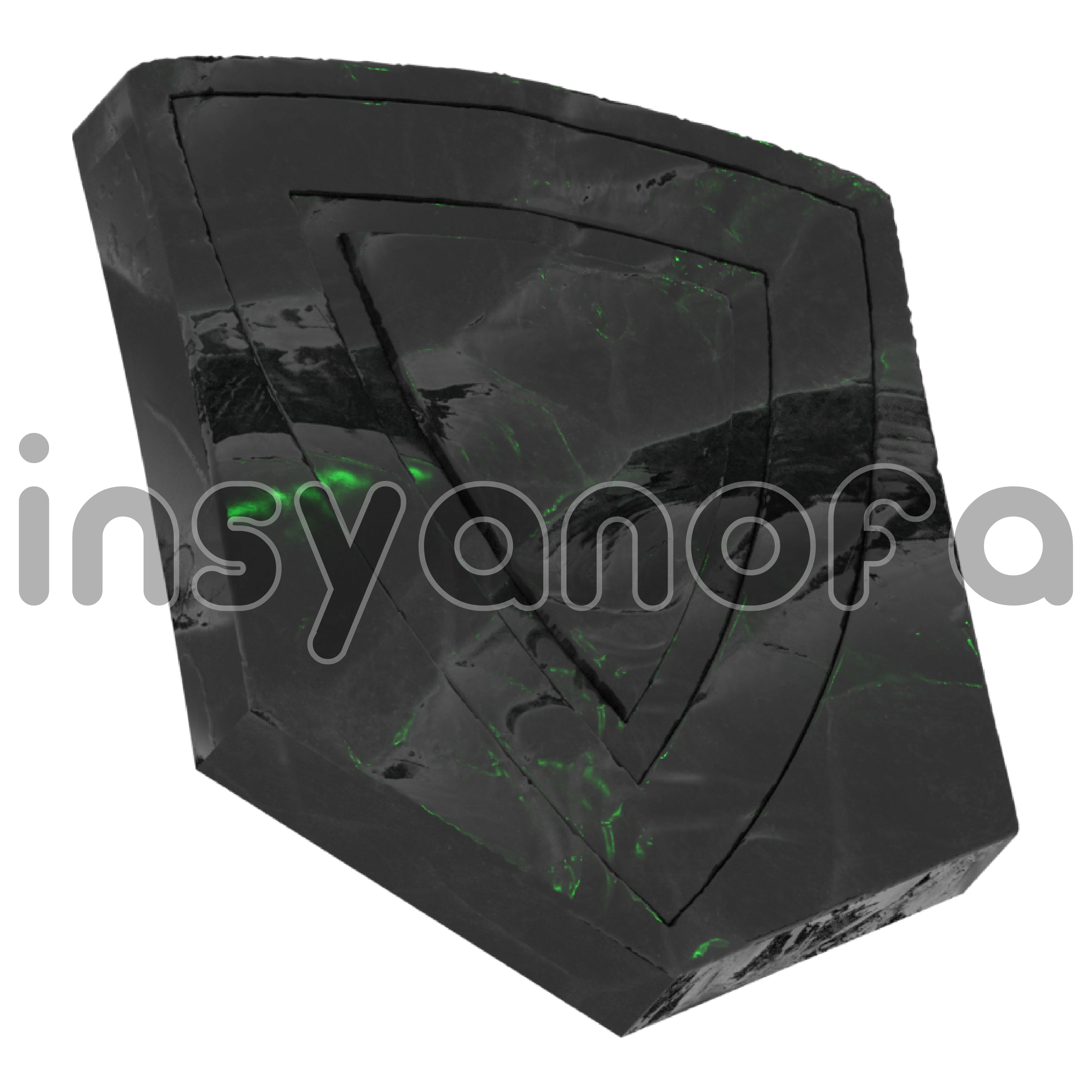 Jade stone 3D graphic