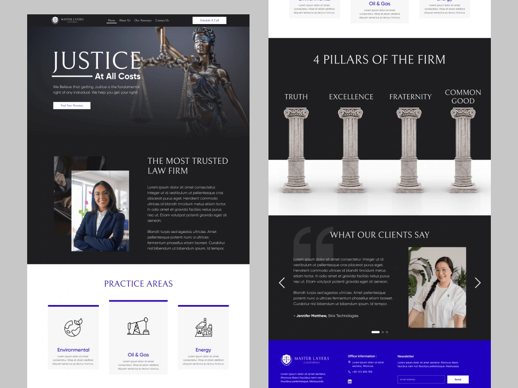 Law Firm Landing Page