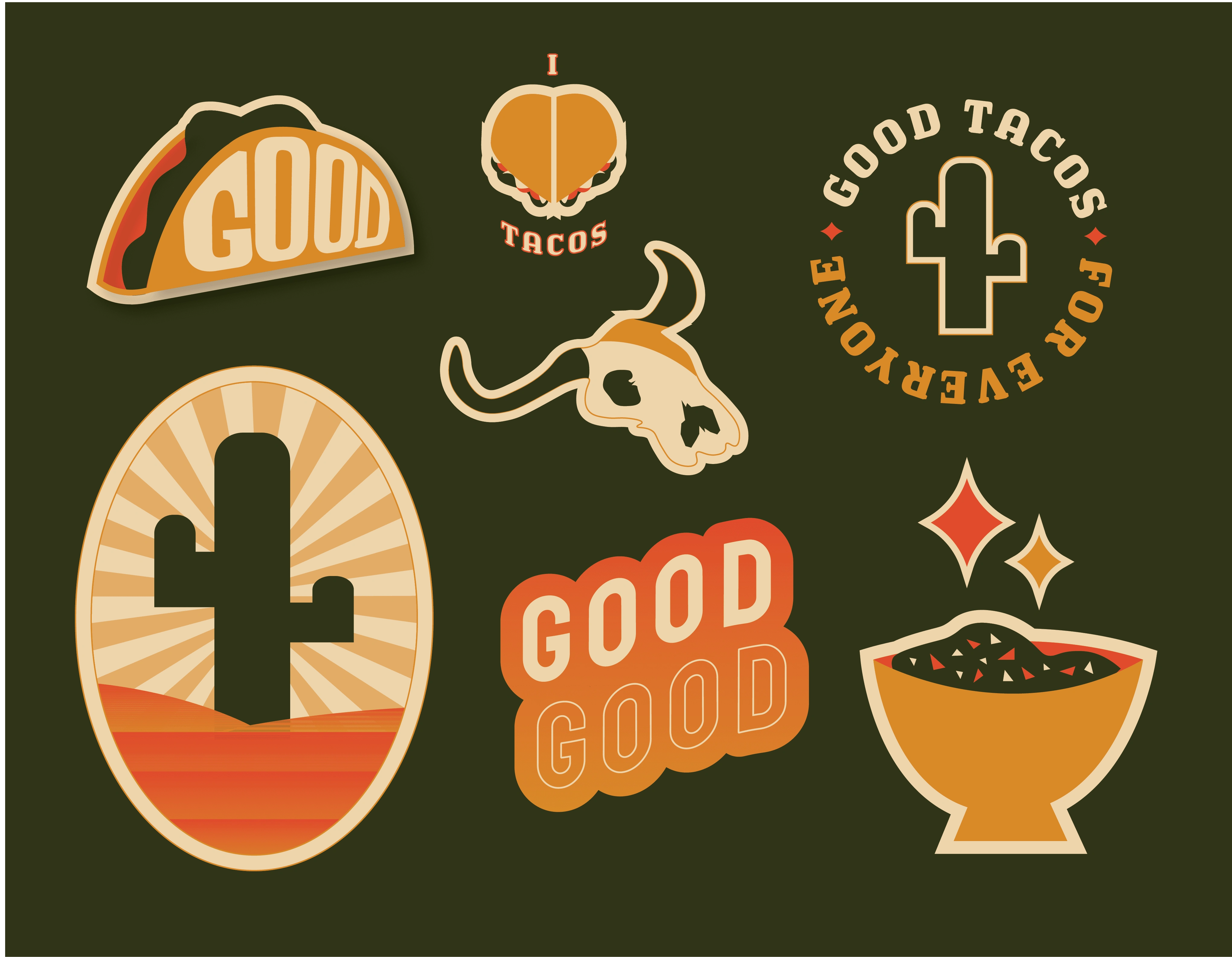 Marks & stickers for this project 🌮