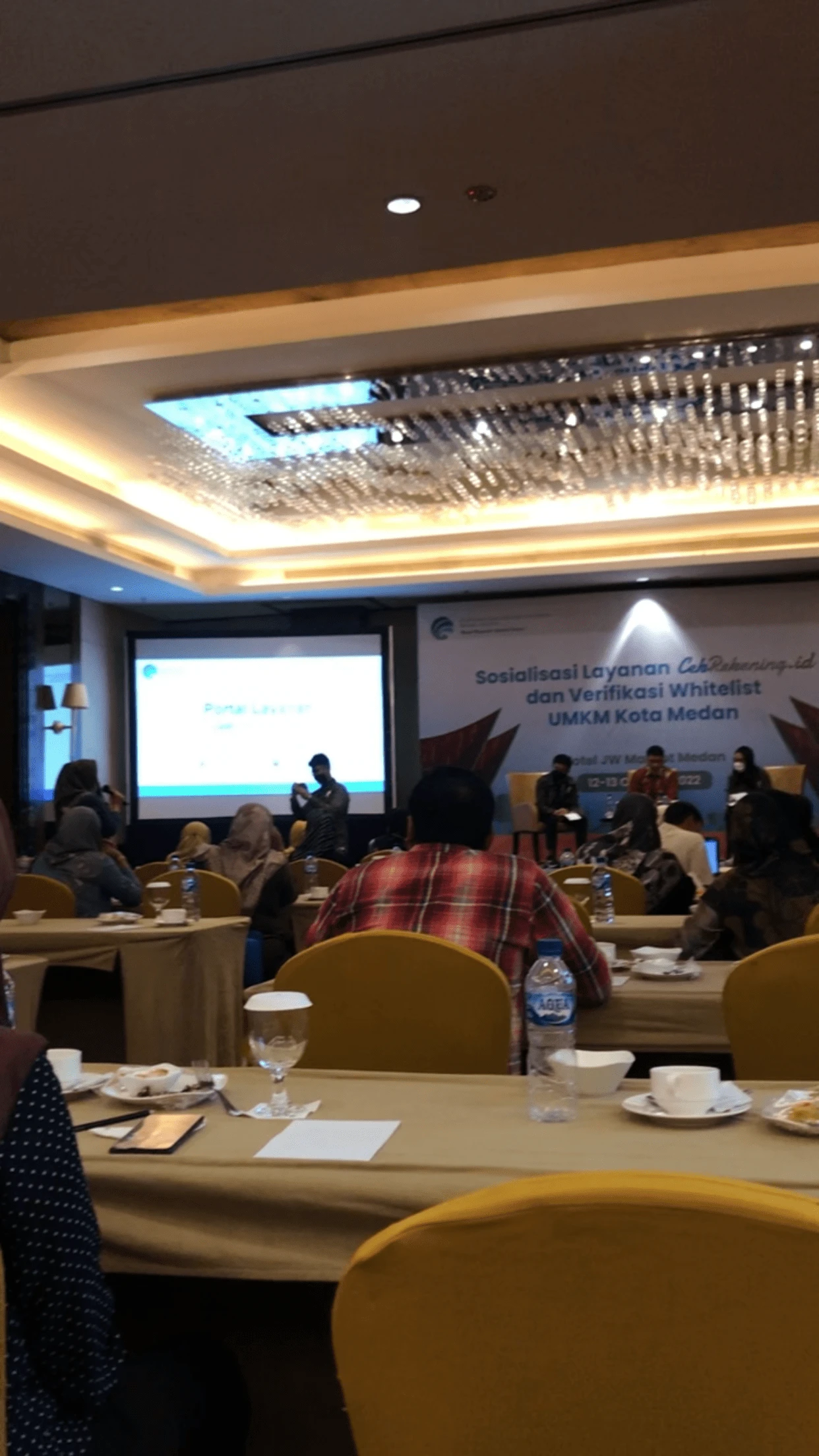 Event monitoring at Socialization of Cekrekening.id Service and Whitelist Verification for Micro, Small, and Medium-sized Enterprises (MSMEs) in Medan