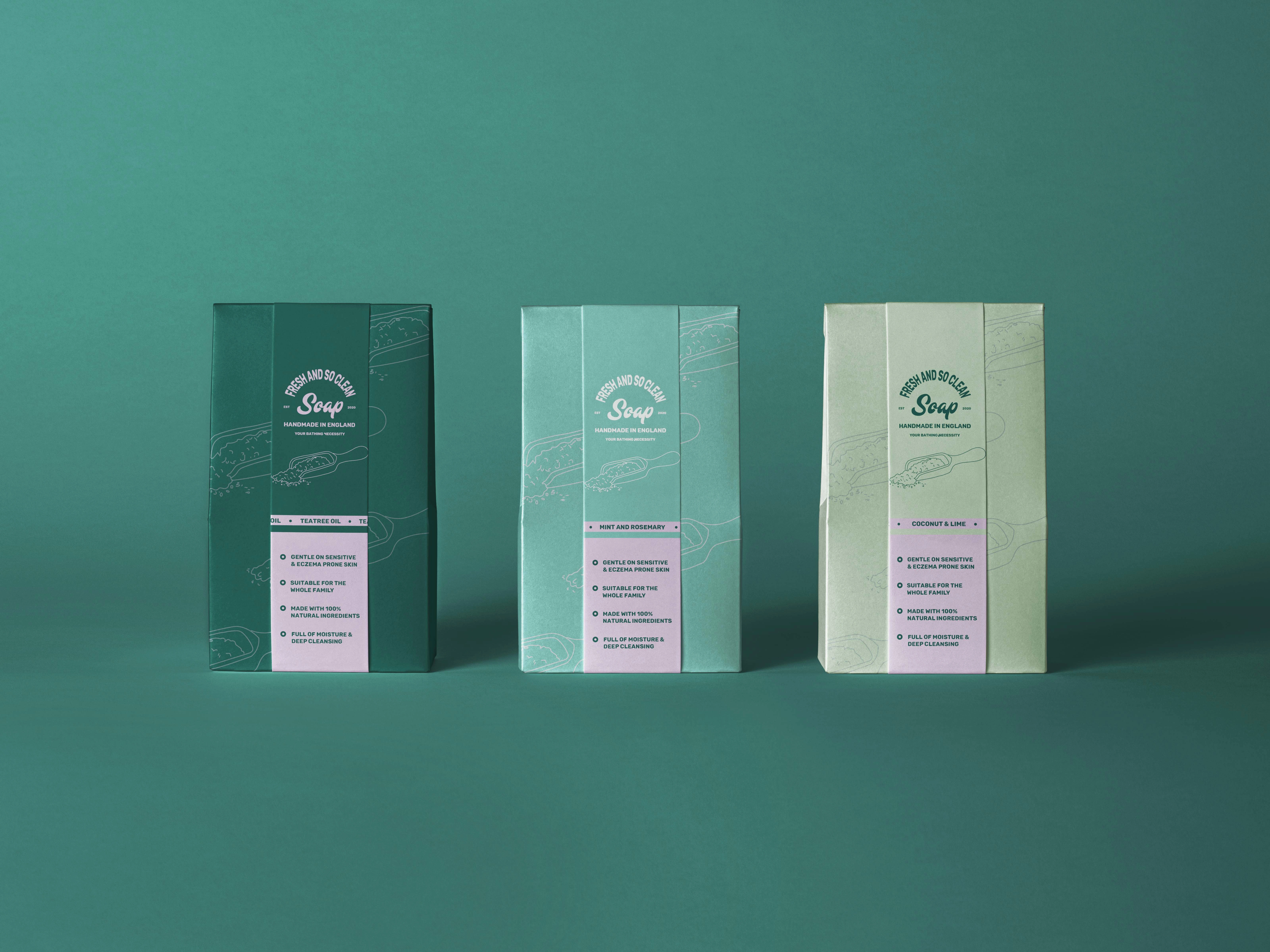 Soap - rectangle packaging design