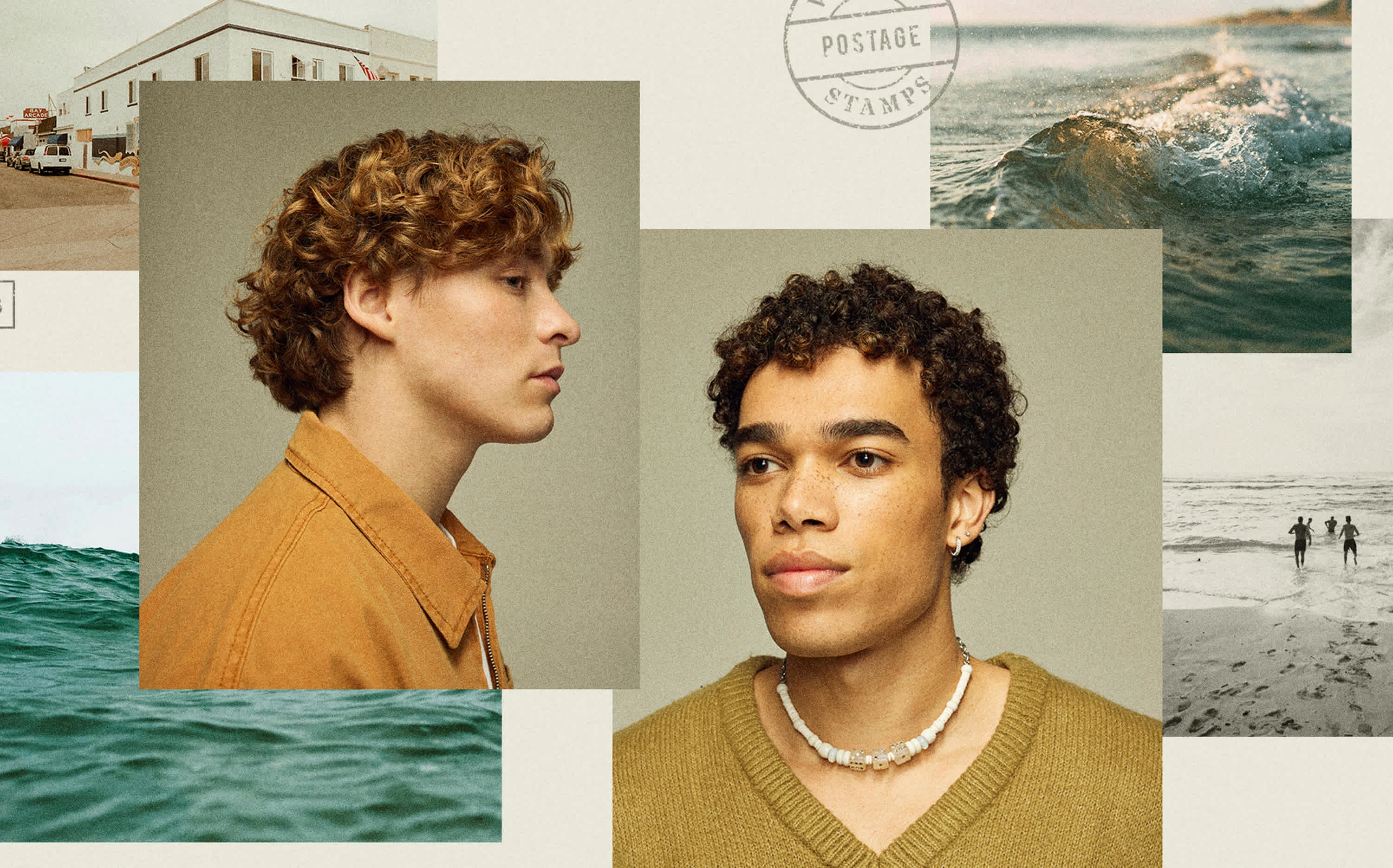 The new identity introduces elements of retro beach postcard style.