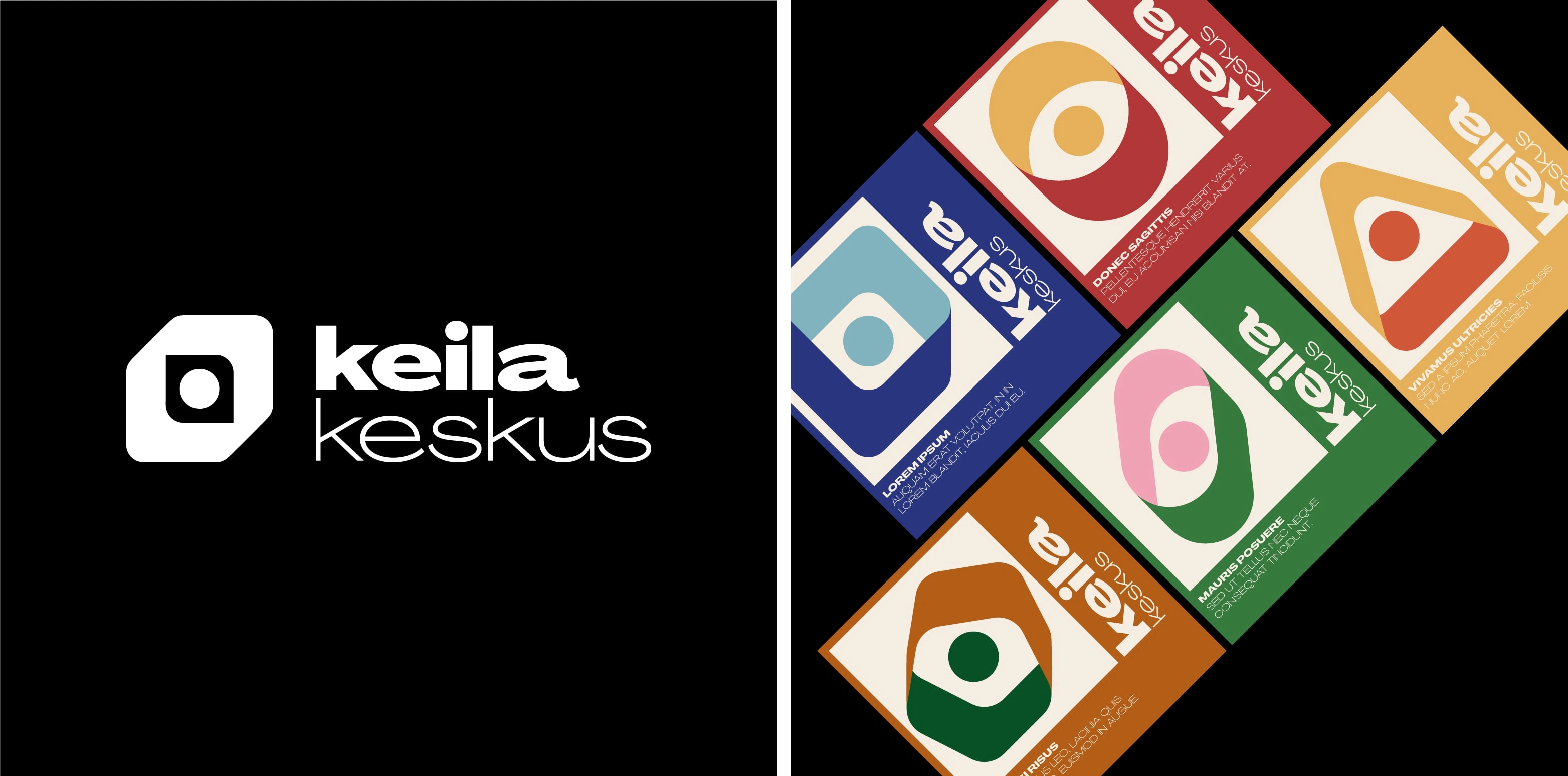 An alternative proposal for Keila Keskus Visual Identity. Year: 2022