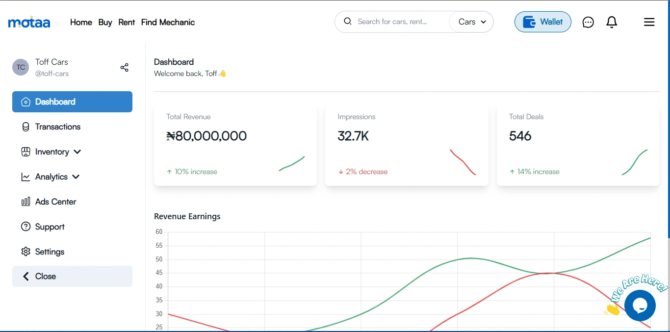 Dealership Dashboard