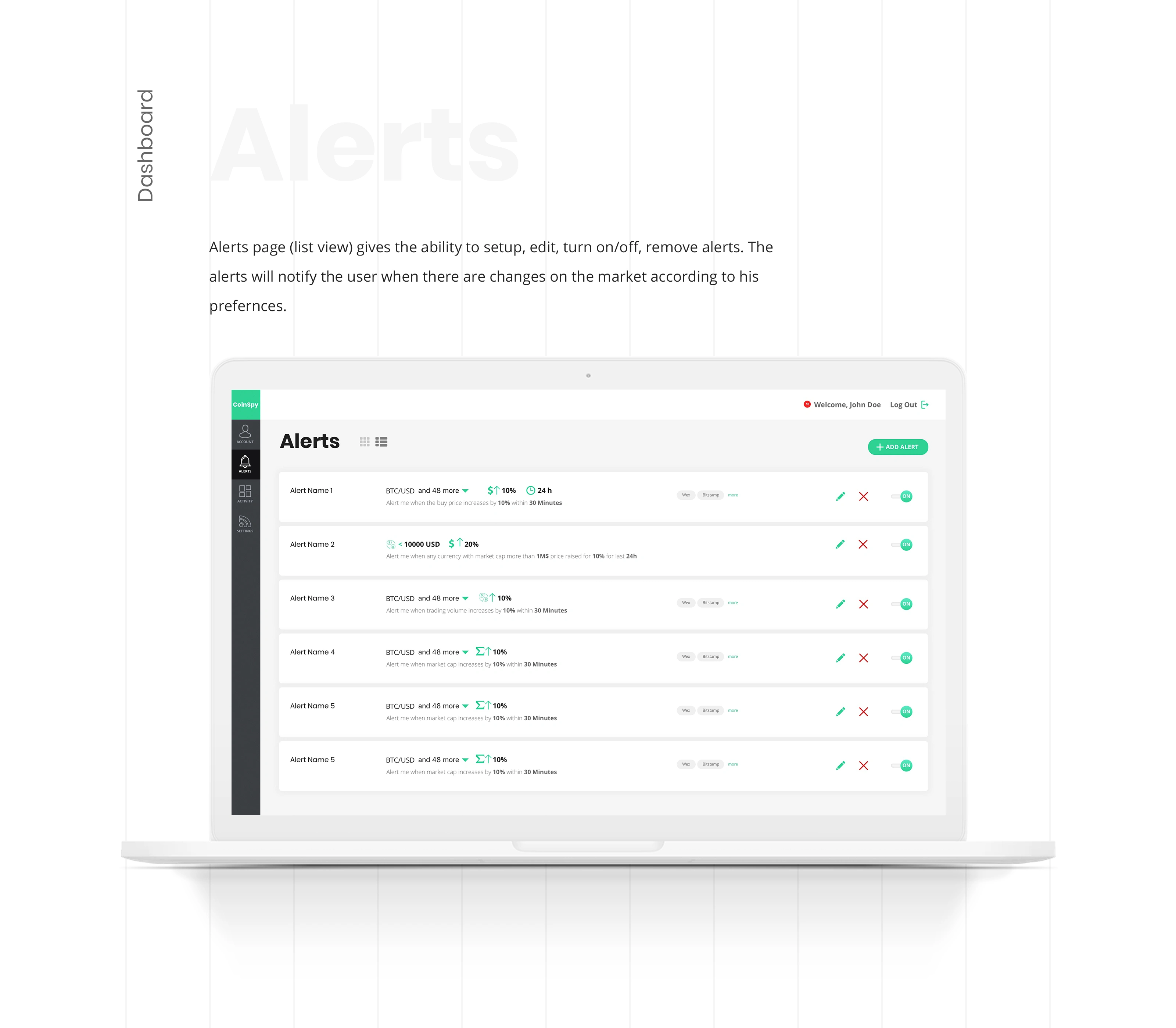 Alerts - Table View