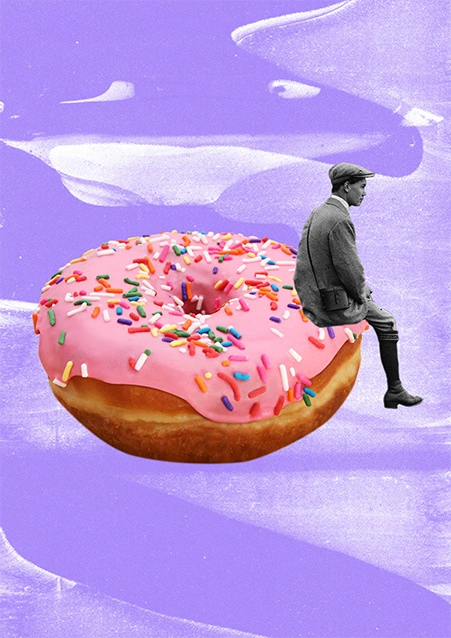 Thinking about the doughnut?