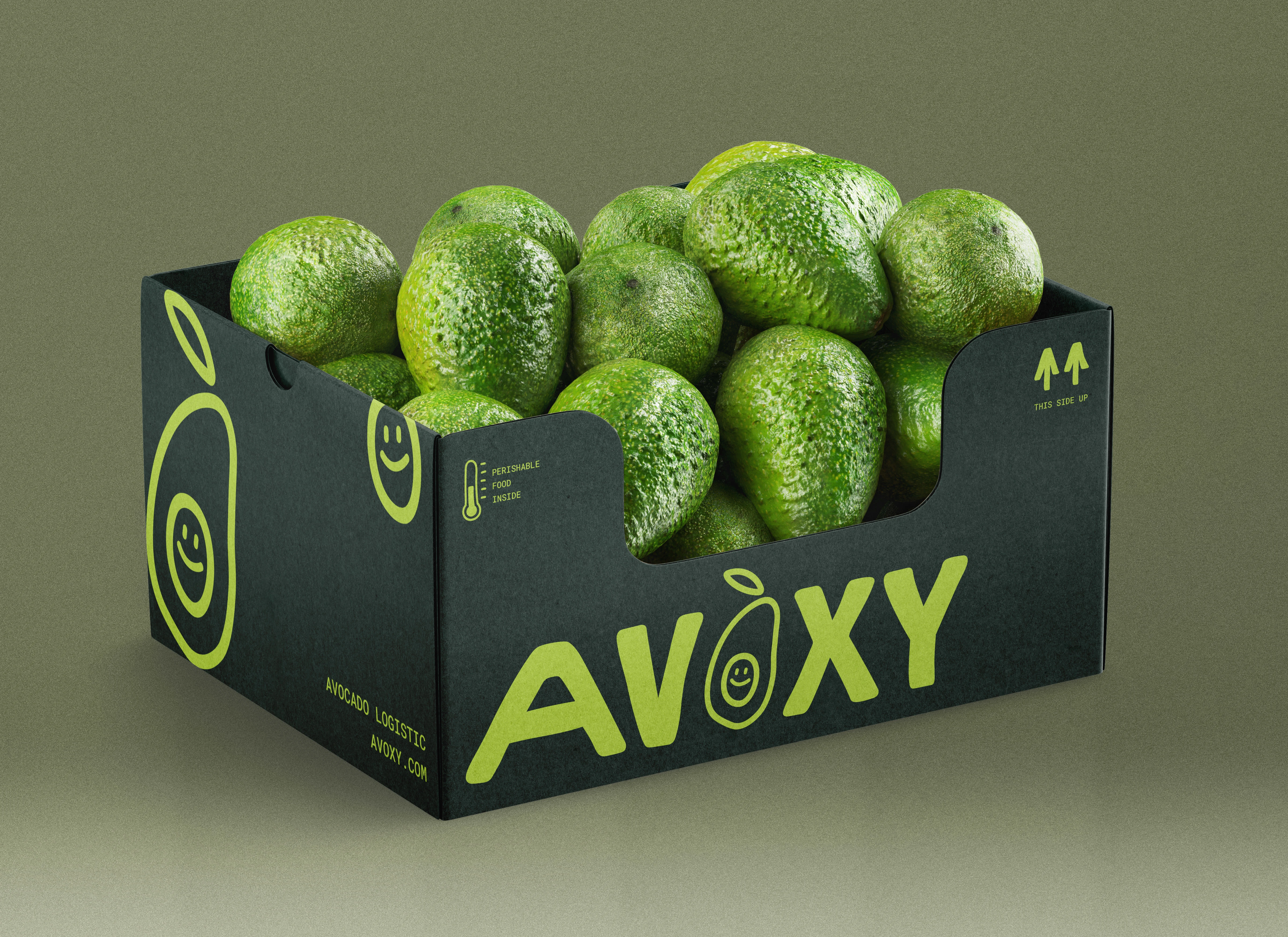 Box design for avocado