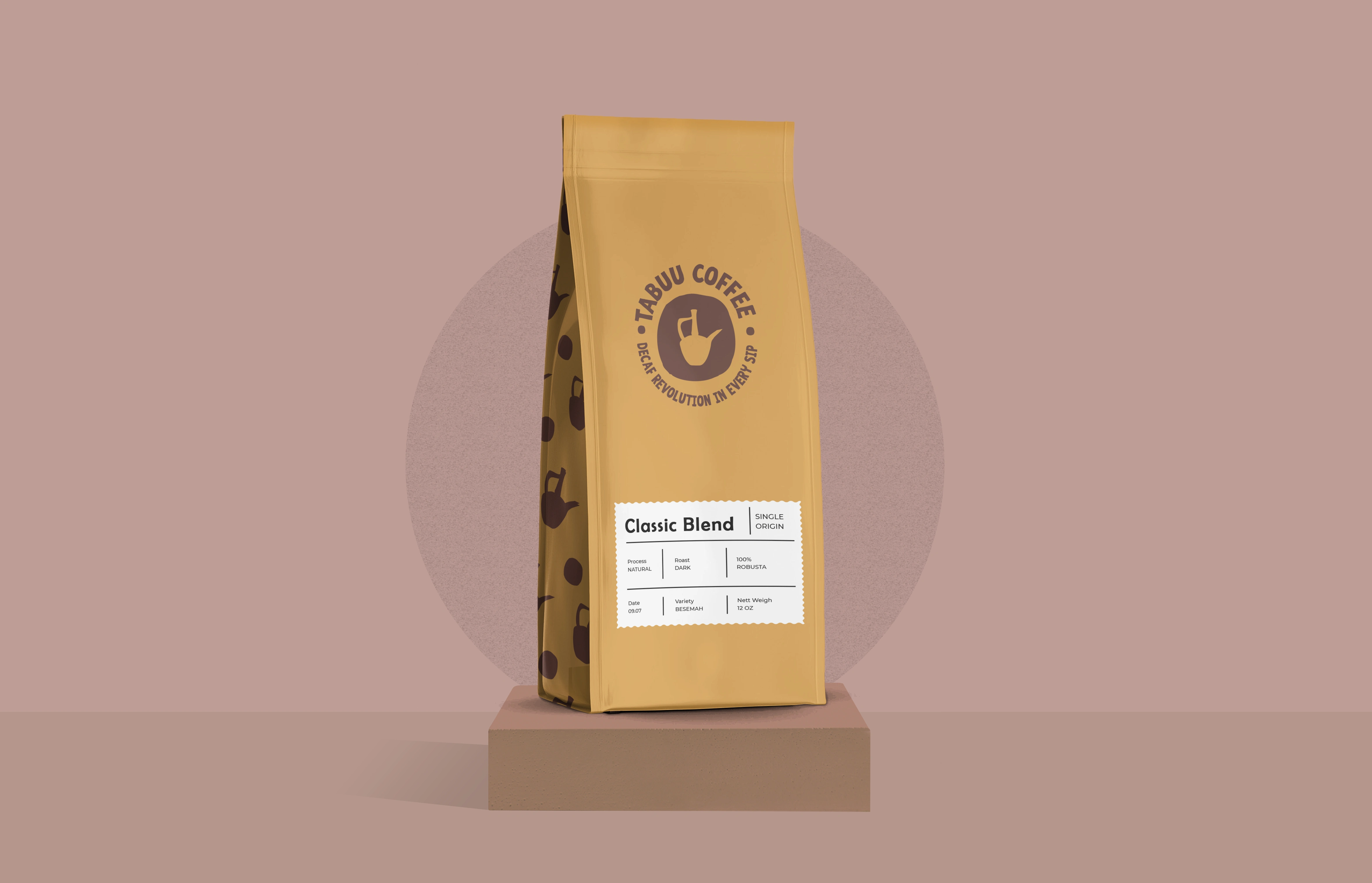 Coffee Pouch Packaging Design