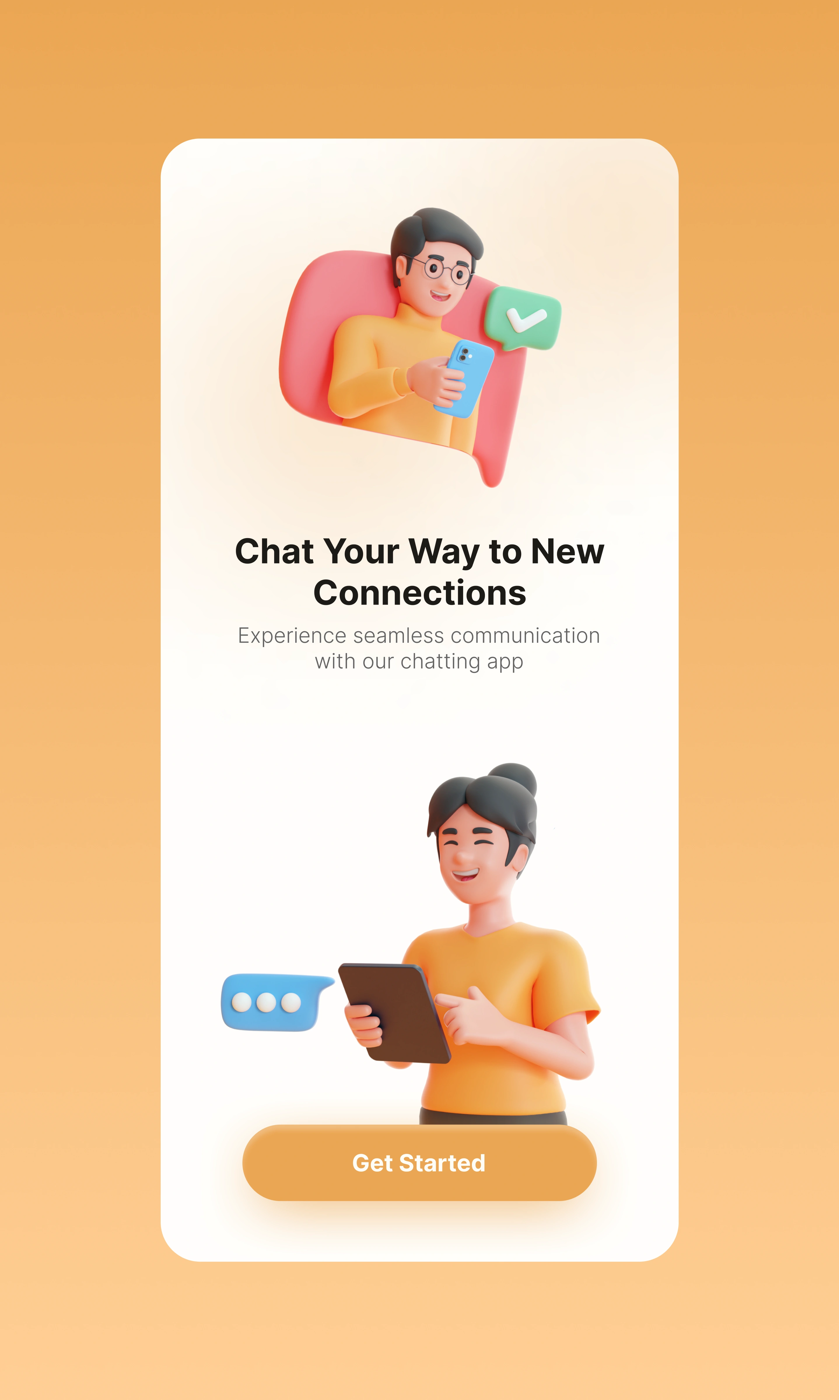 Home Page of Chat App