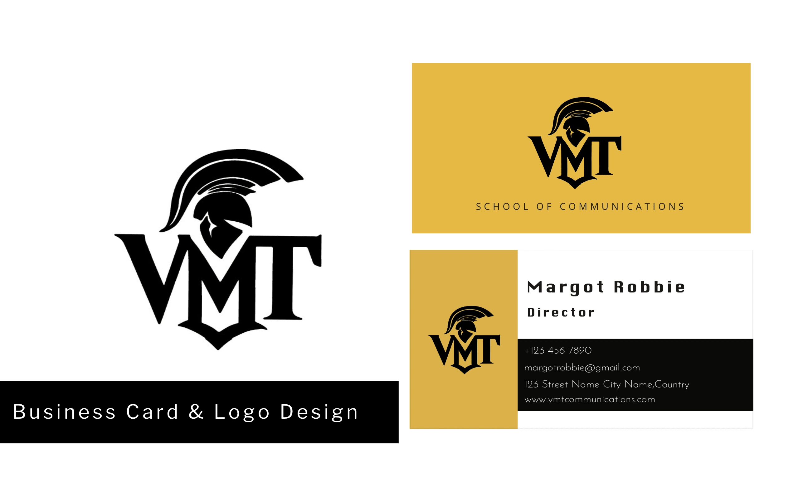 Logo & Business Card Created on Illustrator & InDesign