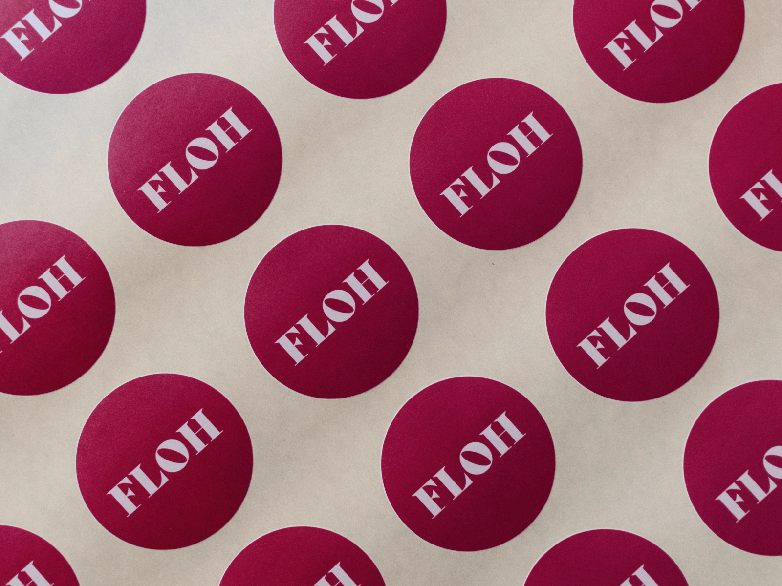 Floh stickers design