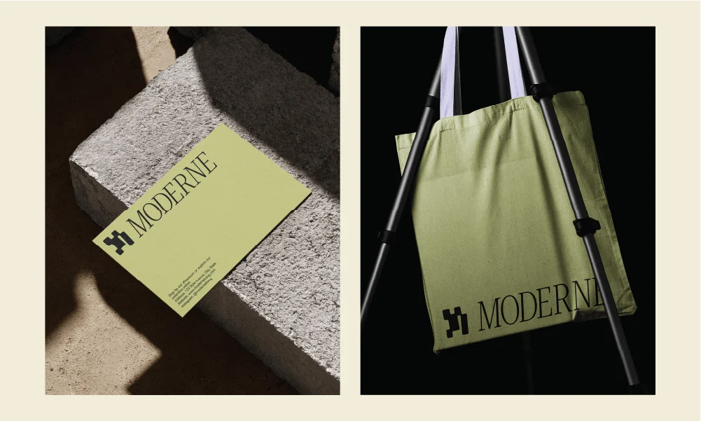 BUSINESS CARD AND TOTE BAG