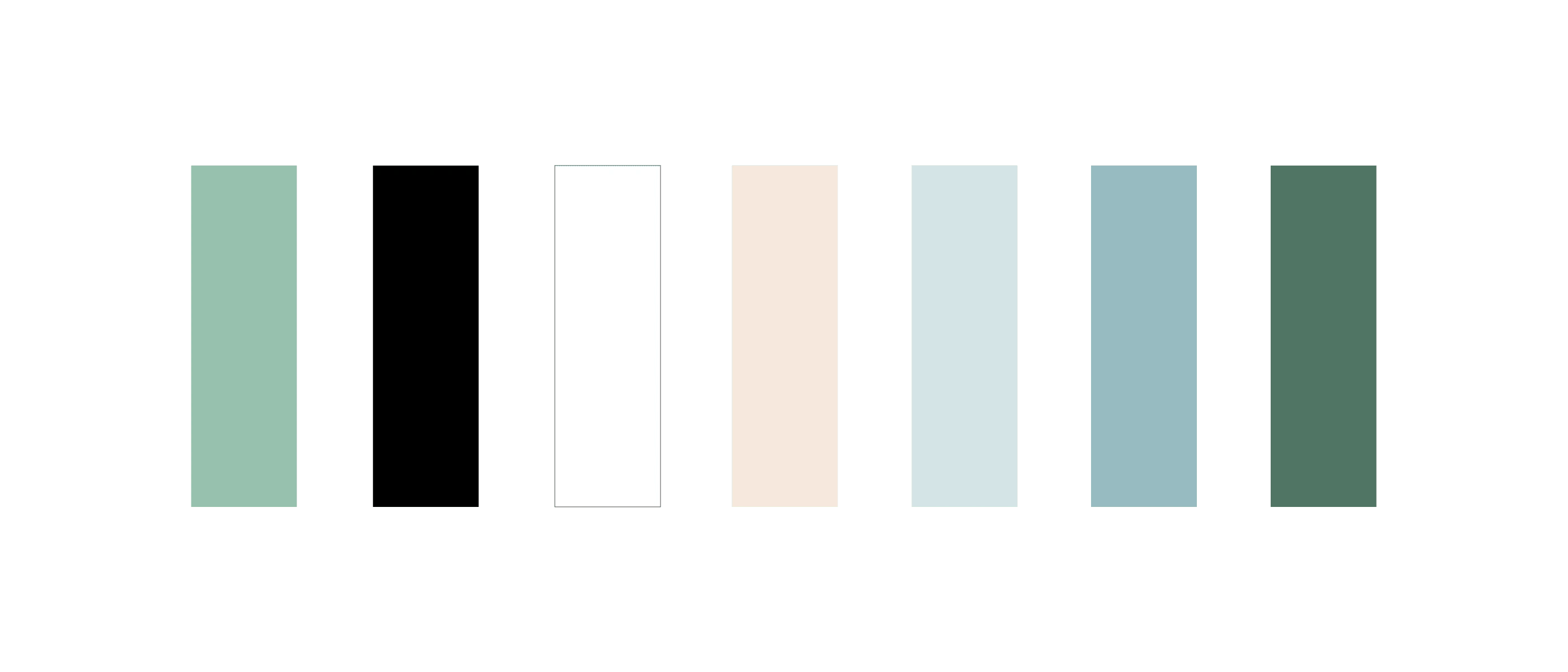 Color palette inspired by Lake Tahoe and Sierra Nevada Mountains