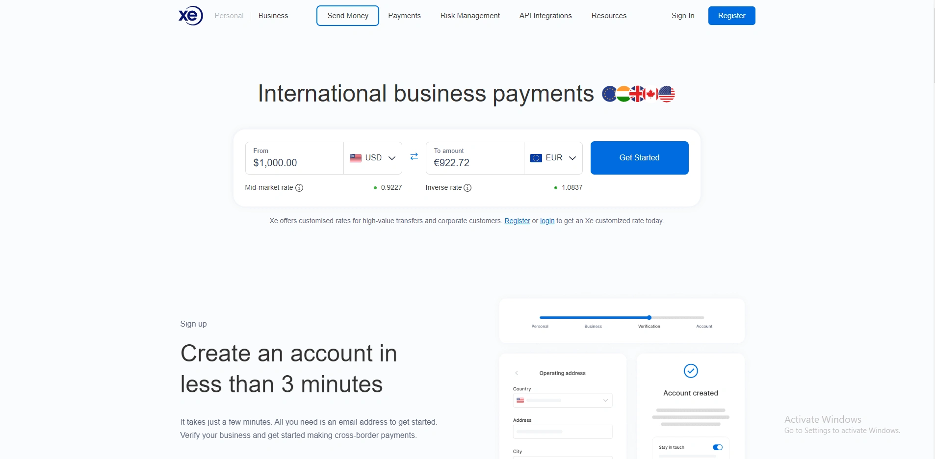 International business payments