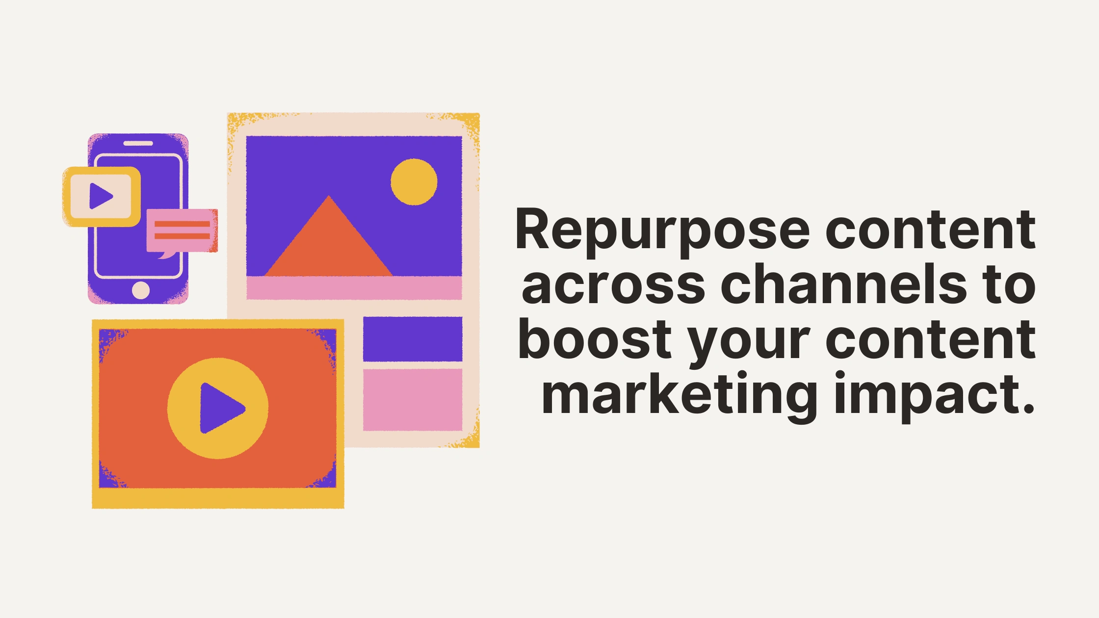 Mistake #5: Failing to repurpose content.