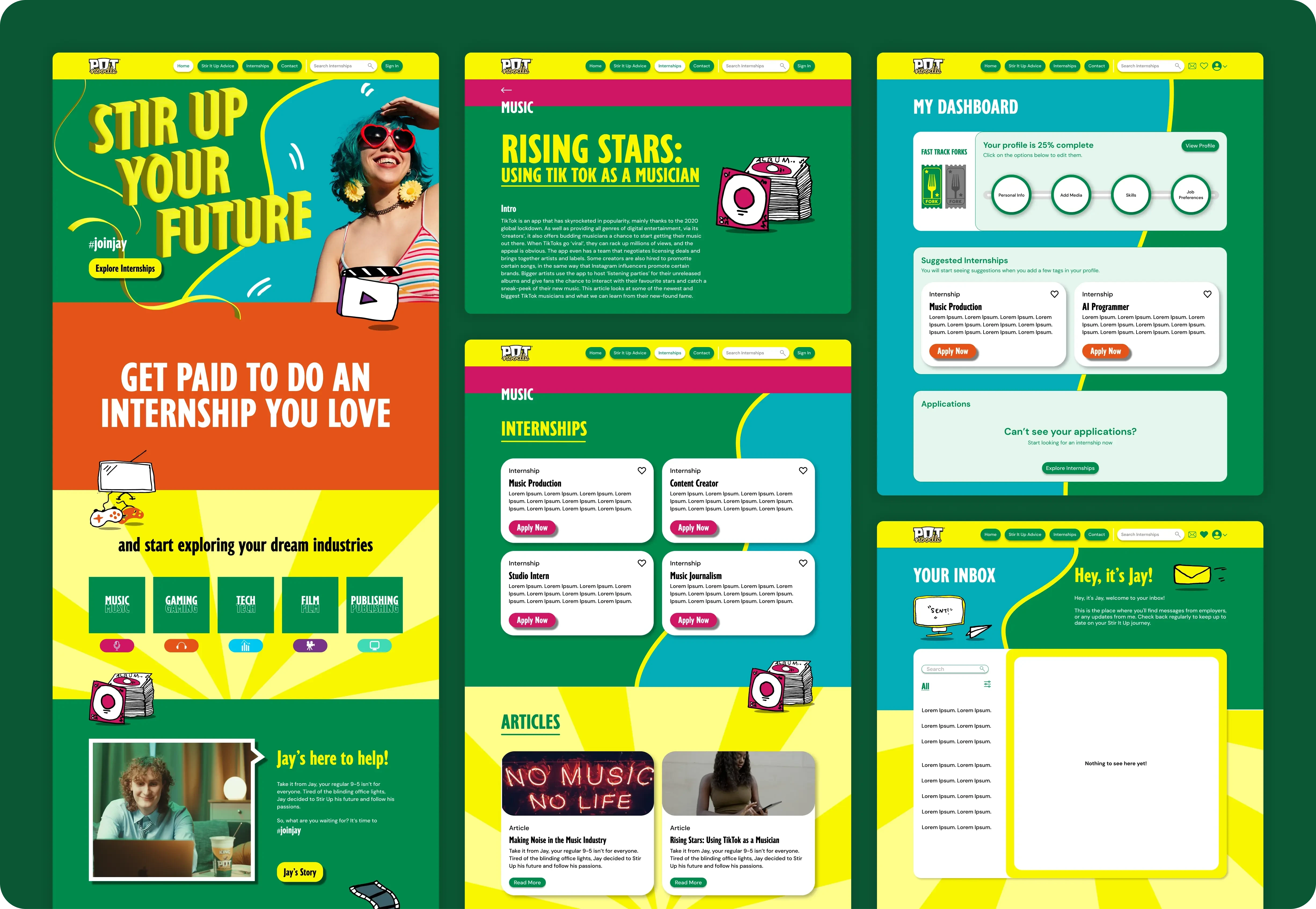 Pot Noodle's winning digital experience for interns