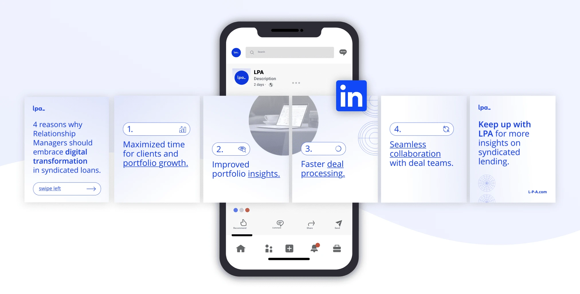 Example Carousel Design for LinkedIn