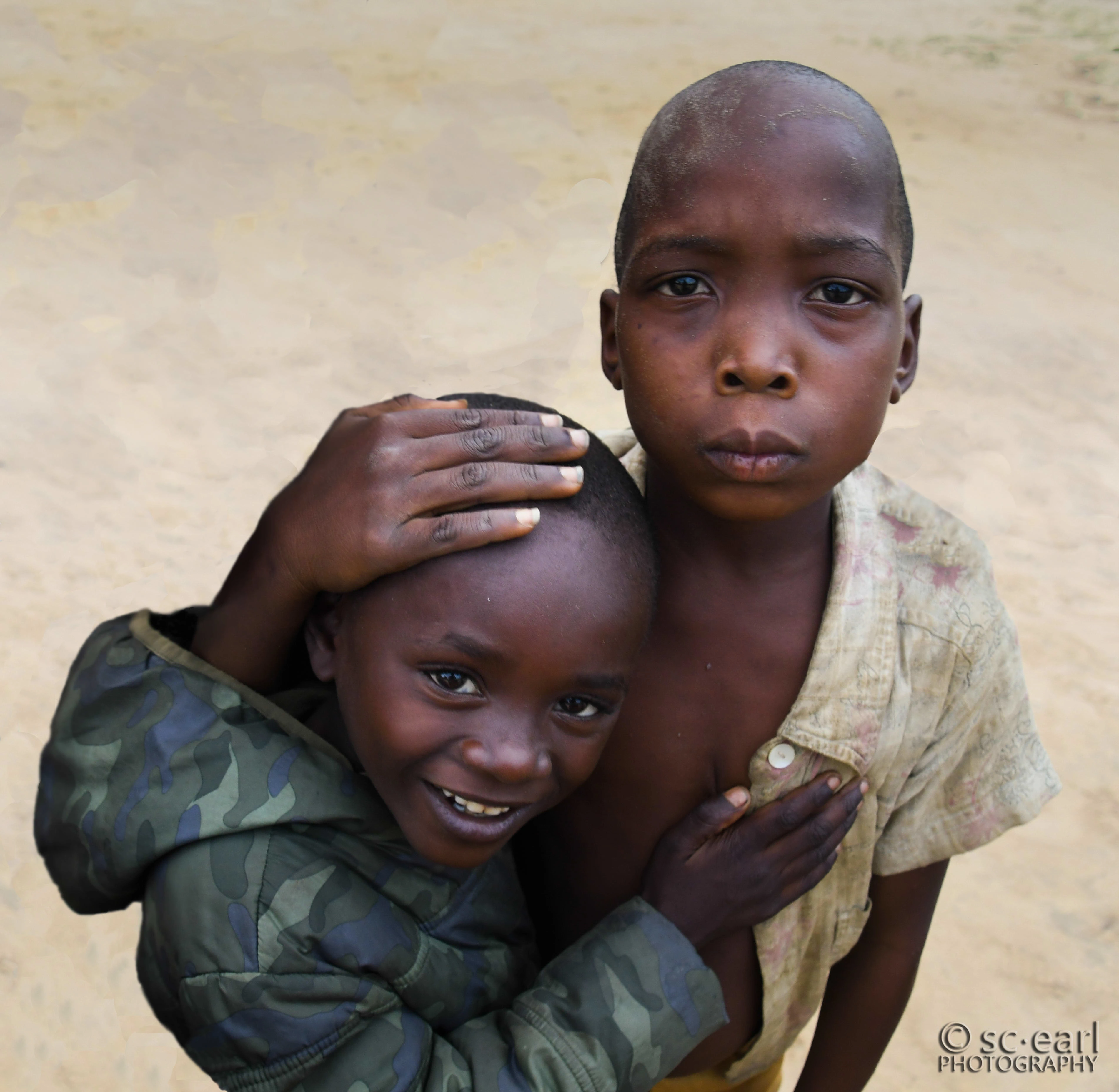 Children in the Village of Lompole, Democratic Republic of Congo