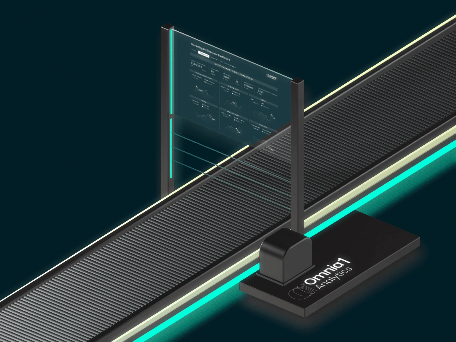 Digital scanning laser with dashboard screen