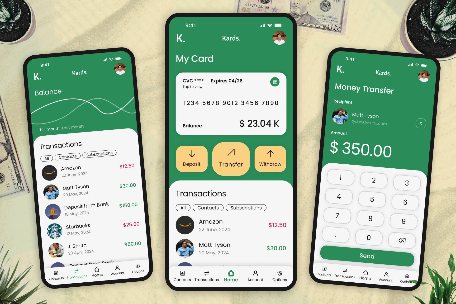 Financial App Design