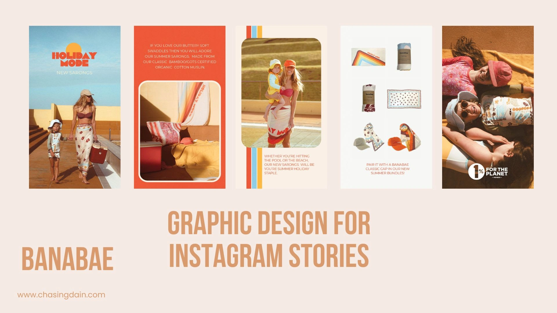 Example of graphic design for social media