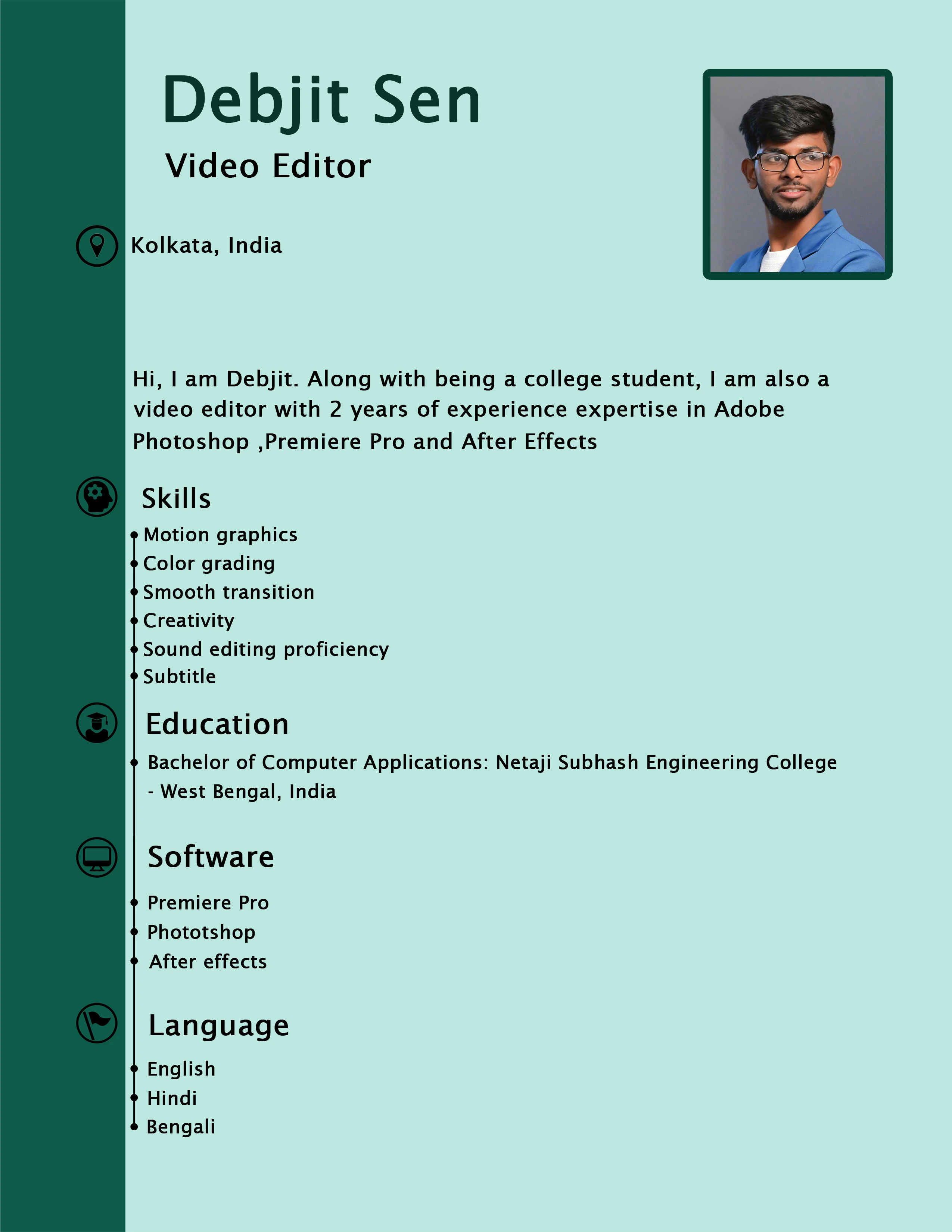 I can make custom "CV" like this.