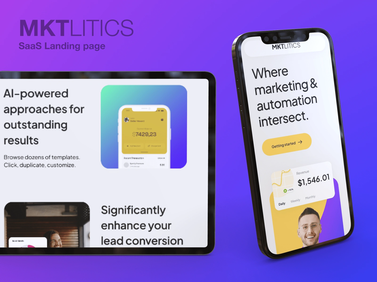 MKTLITICS Framer Landing Page