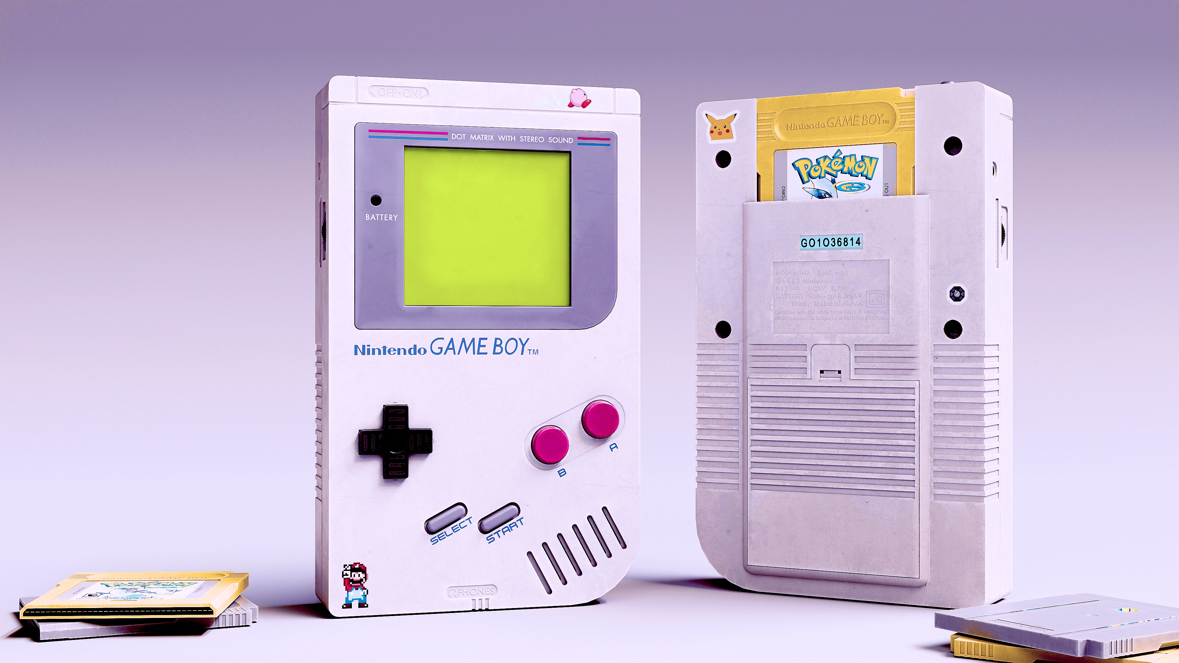 Gameboy with Cartridges