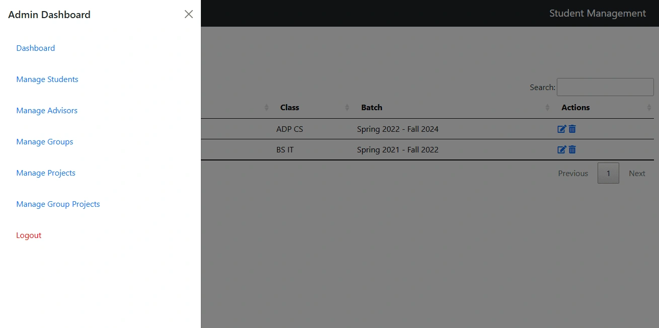 Administrator Portal