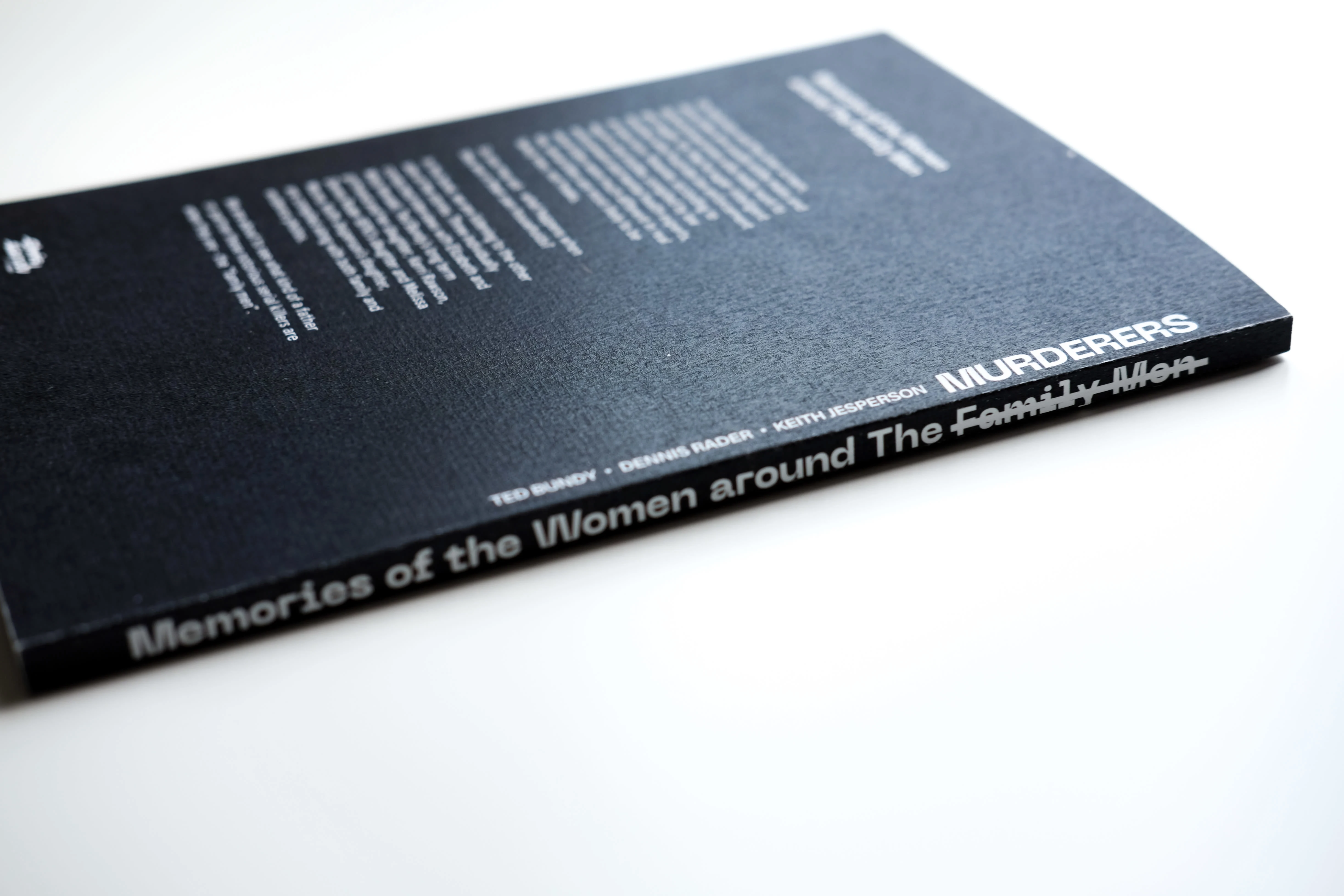 Spine and back cover showing the title of the book.