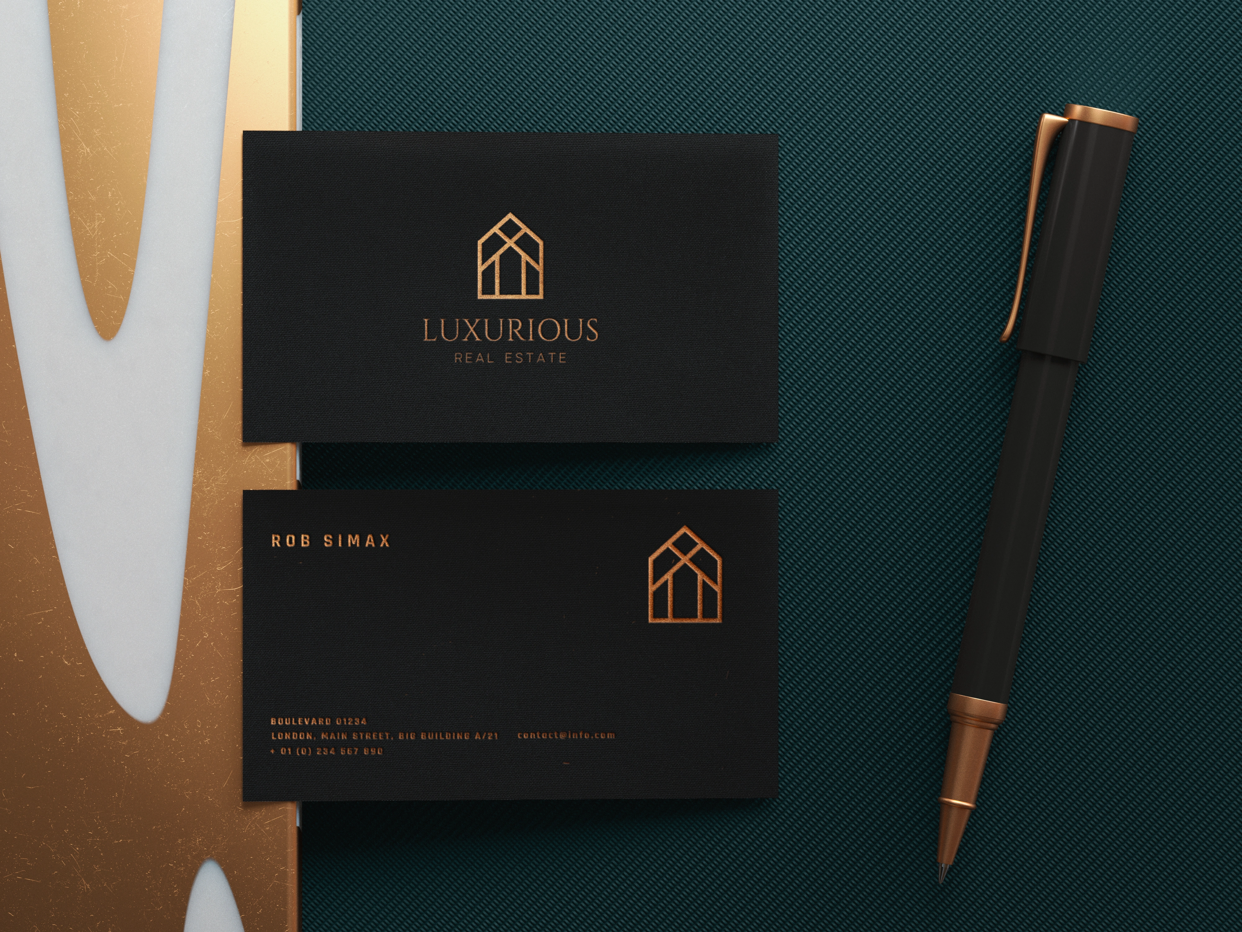 Business card design