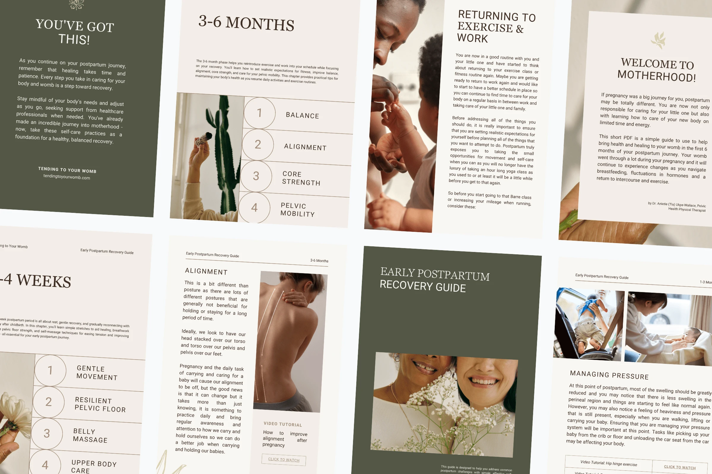 eBook Design for a Health & Wellness Brand: Interior Page Layouts