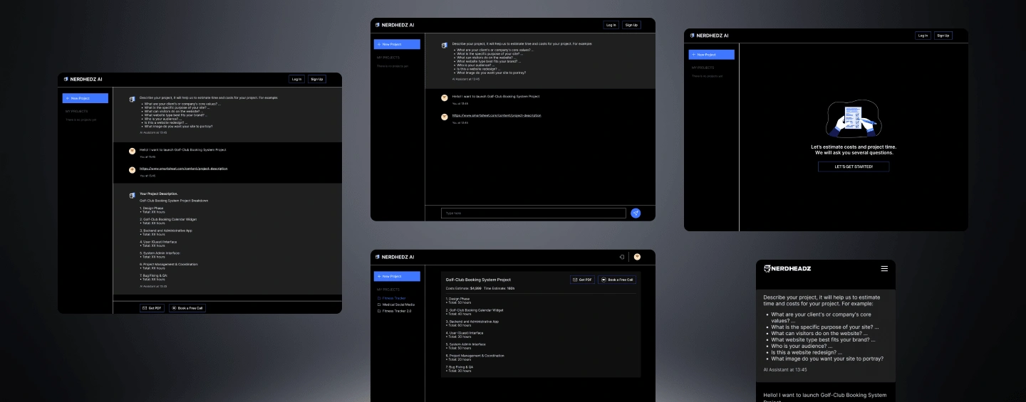 Nerdheadz AI Project Estimation Tool