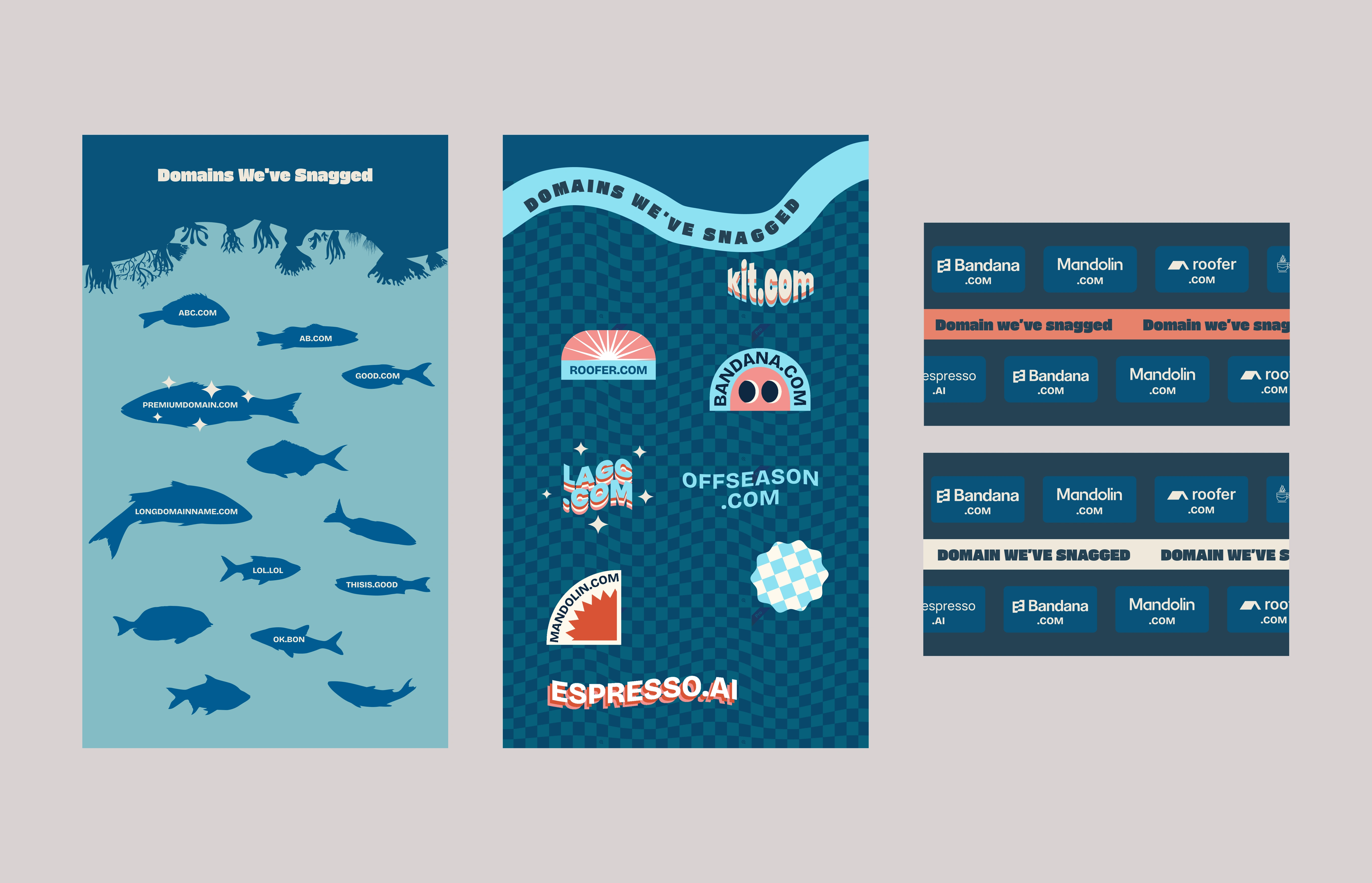 The evolution of "Domain We've Snagged" section