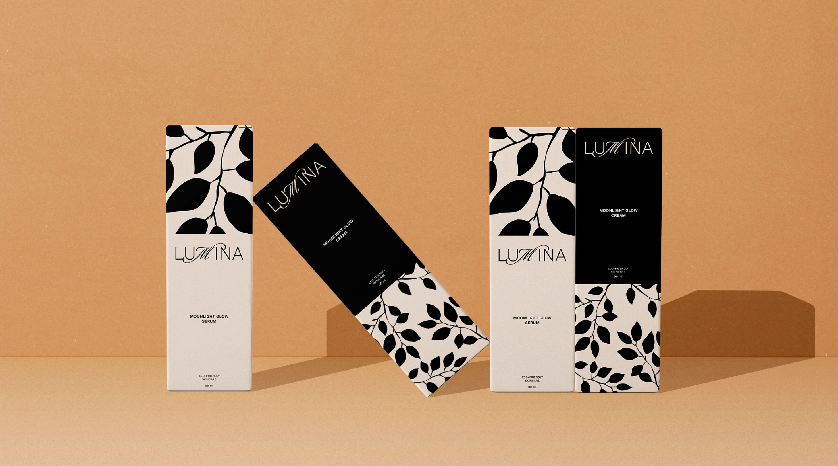 Smaller packaging design for skincare brand