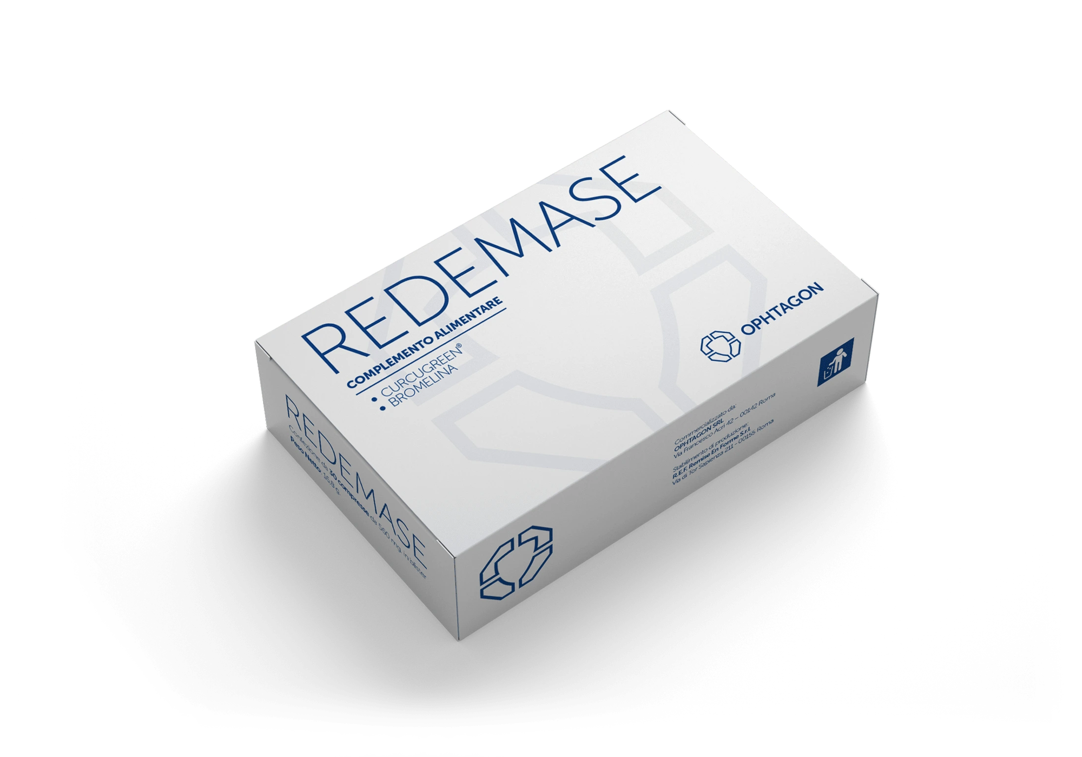 Redemase packaging