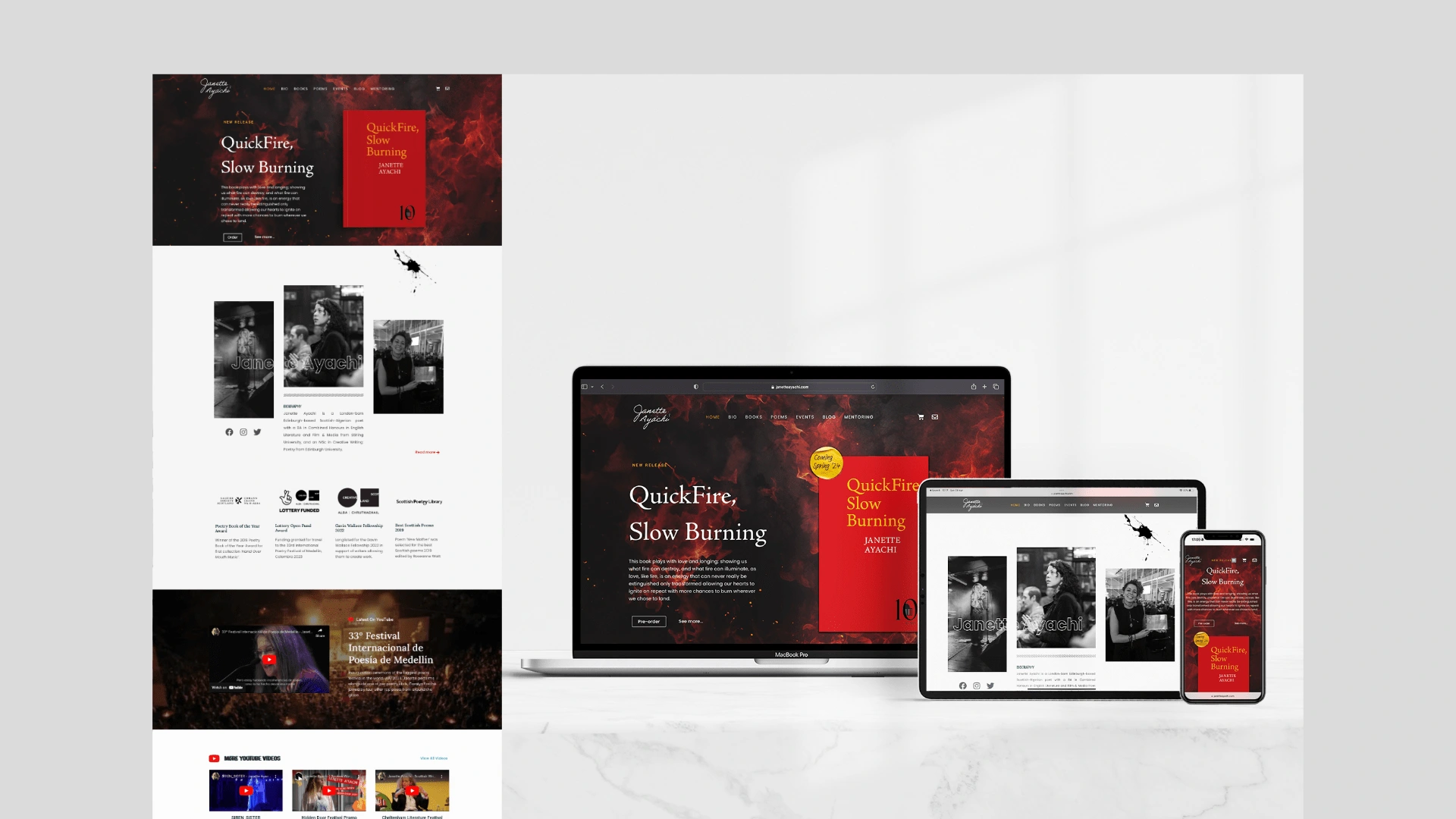 Homepage & Mockups