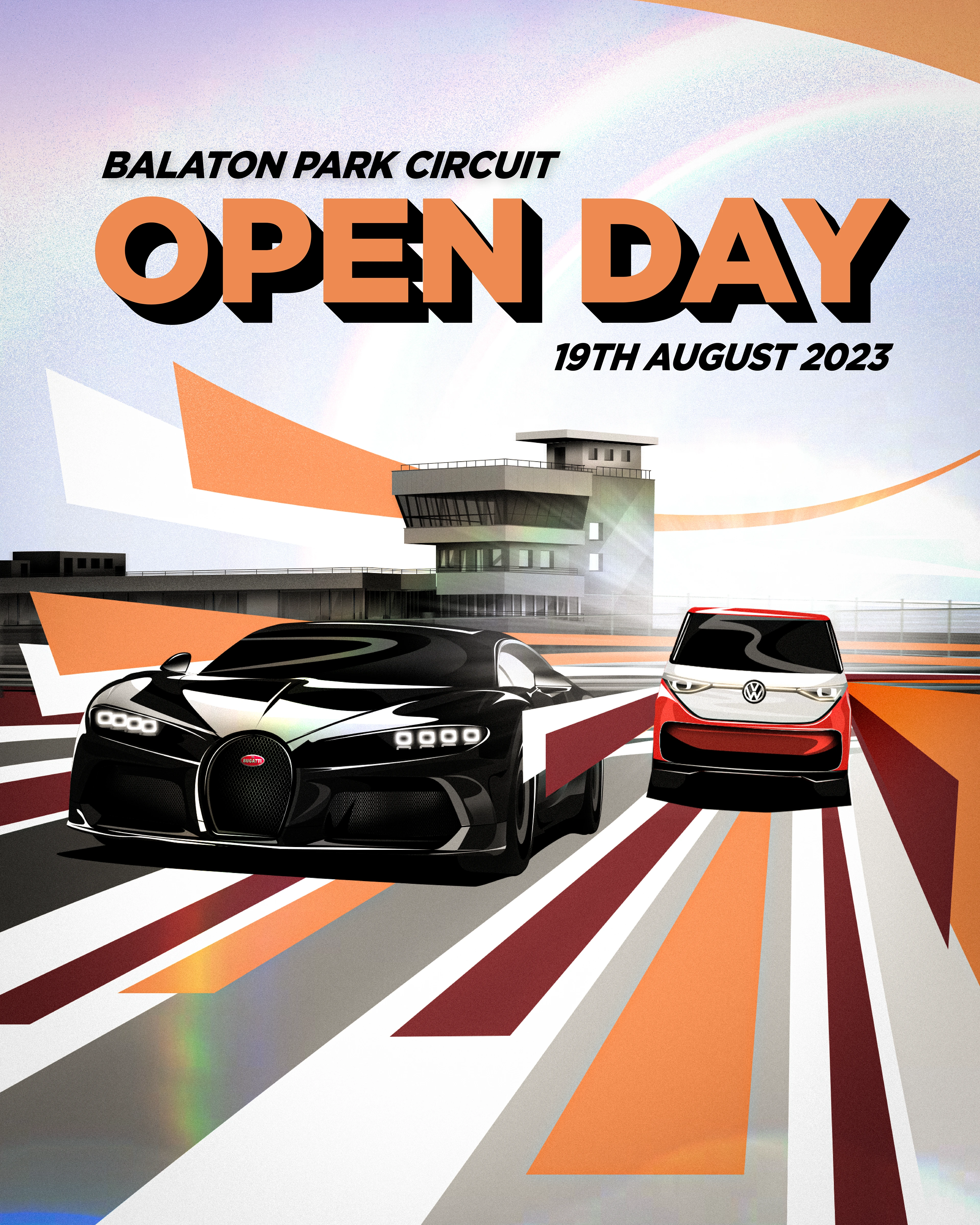 This artistic masterpiece wasn't confined to paper alone; it was embraced by Balaton Park Circuit's social media channels to create an electrifying buzz around the event. As the engines roared and the excitement soared, the poster proudly stood as a symbol of the vibrant spirit of Balaton Park Circuit. A canvas of anticipation, ready to herald the start of unforgettable racing moments.