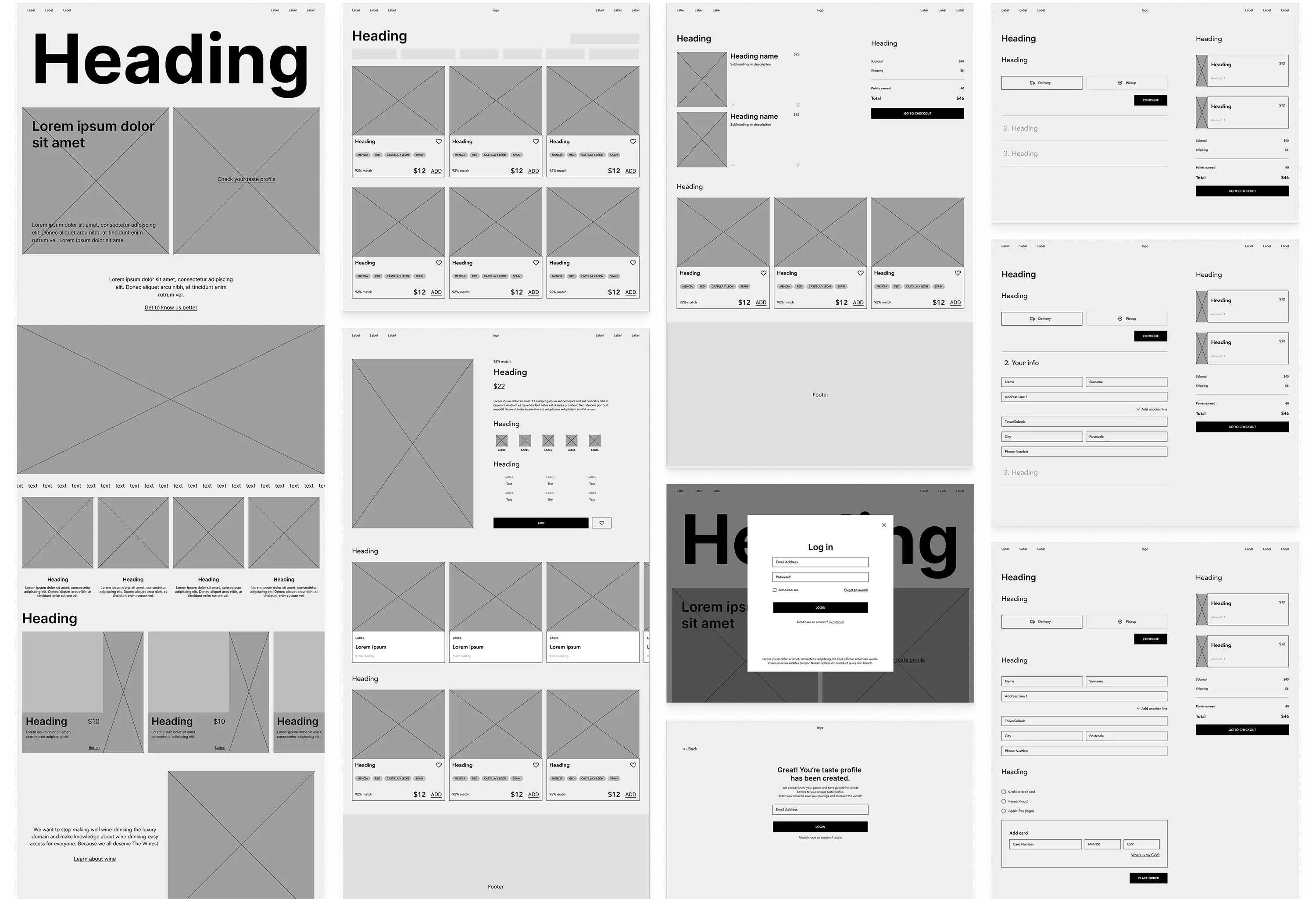 Wireframes