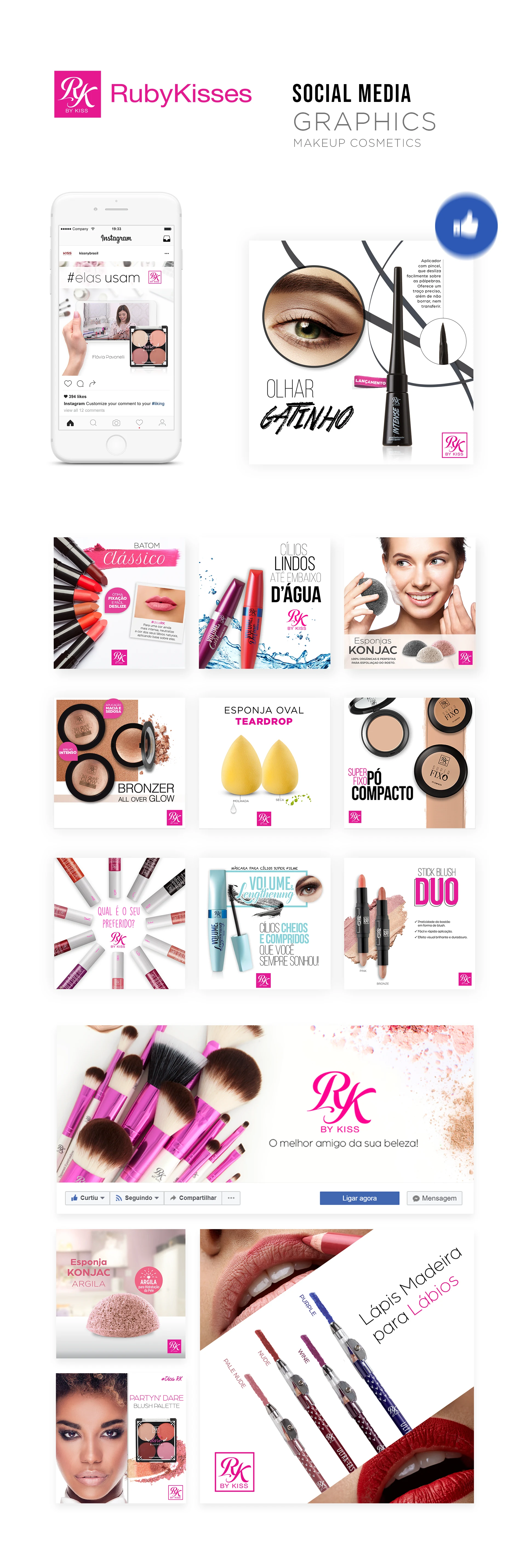 MAKEUP COSMETICS / SOCIAL GRAPHICS