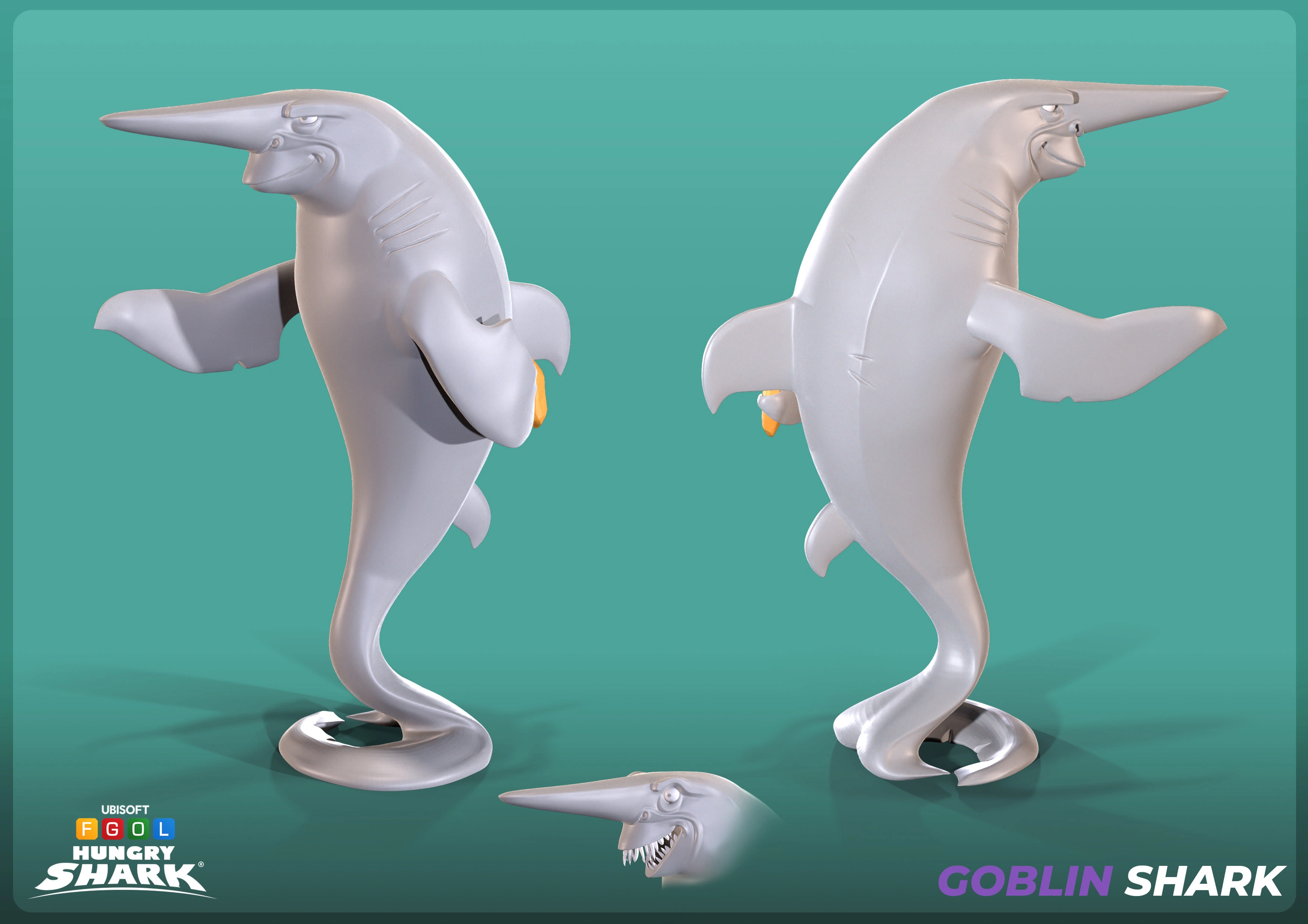 Goblin Shark Zbrush sculpt