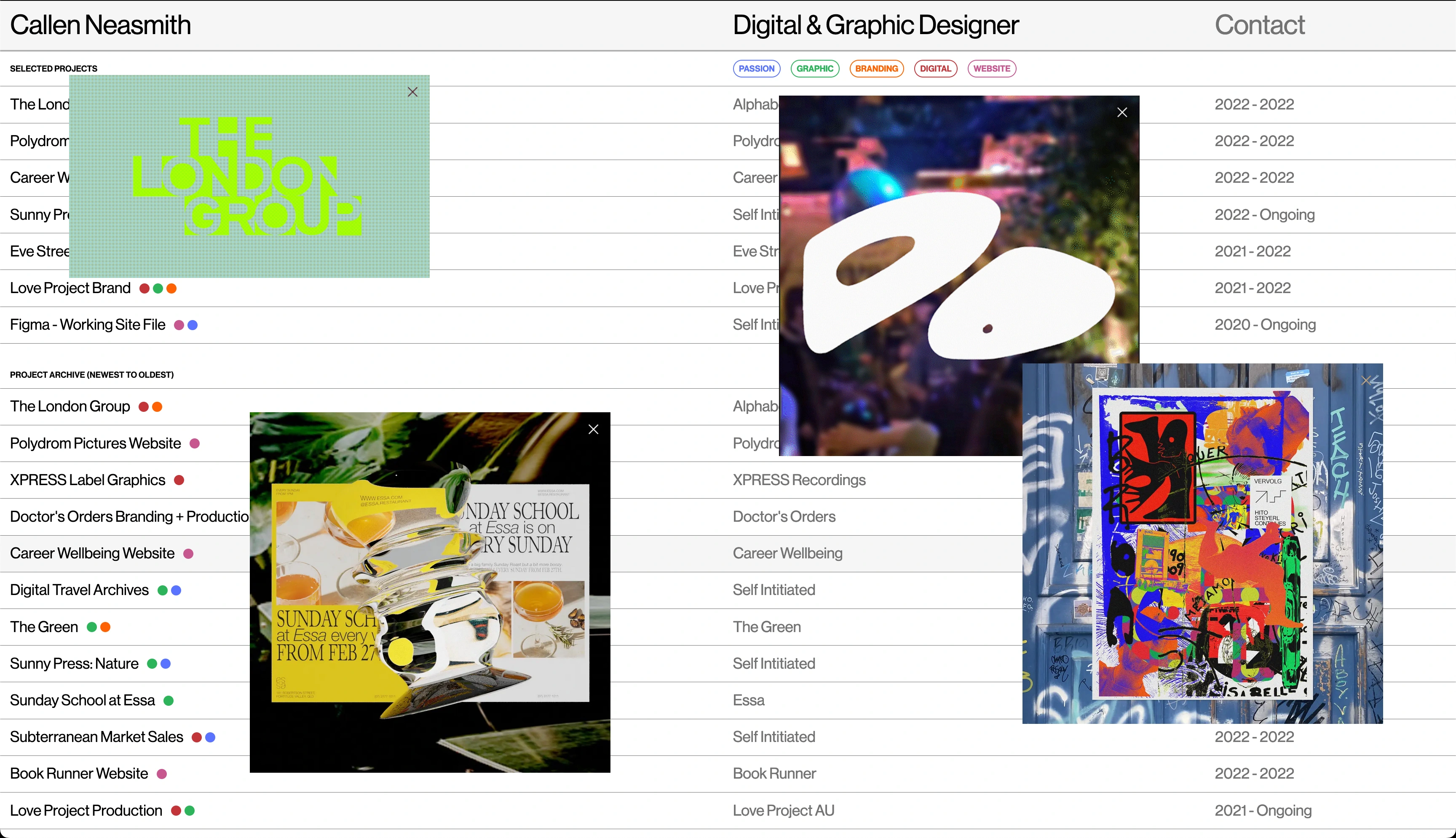 Interactive drag and drop pop outs